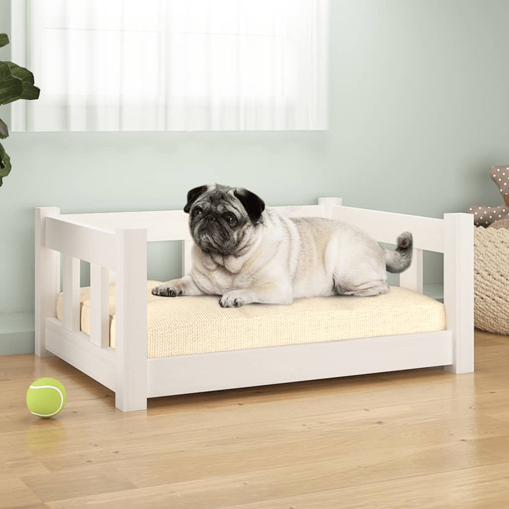 vidaXL Cama para Perros 65,5x50,5x28 cm Cachorro Mascota Color Natural,  Blanco,  Negro y mas