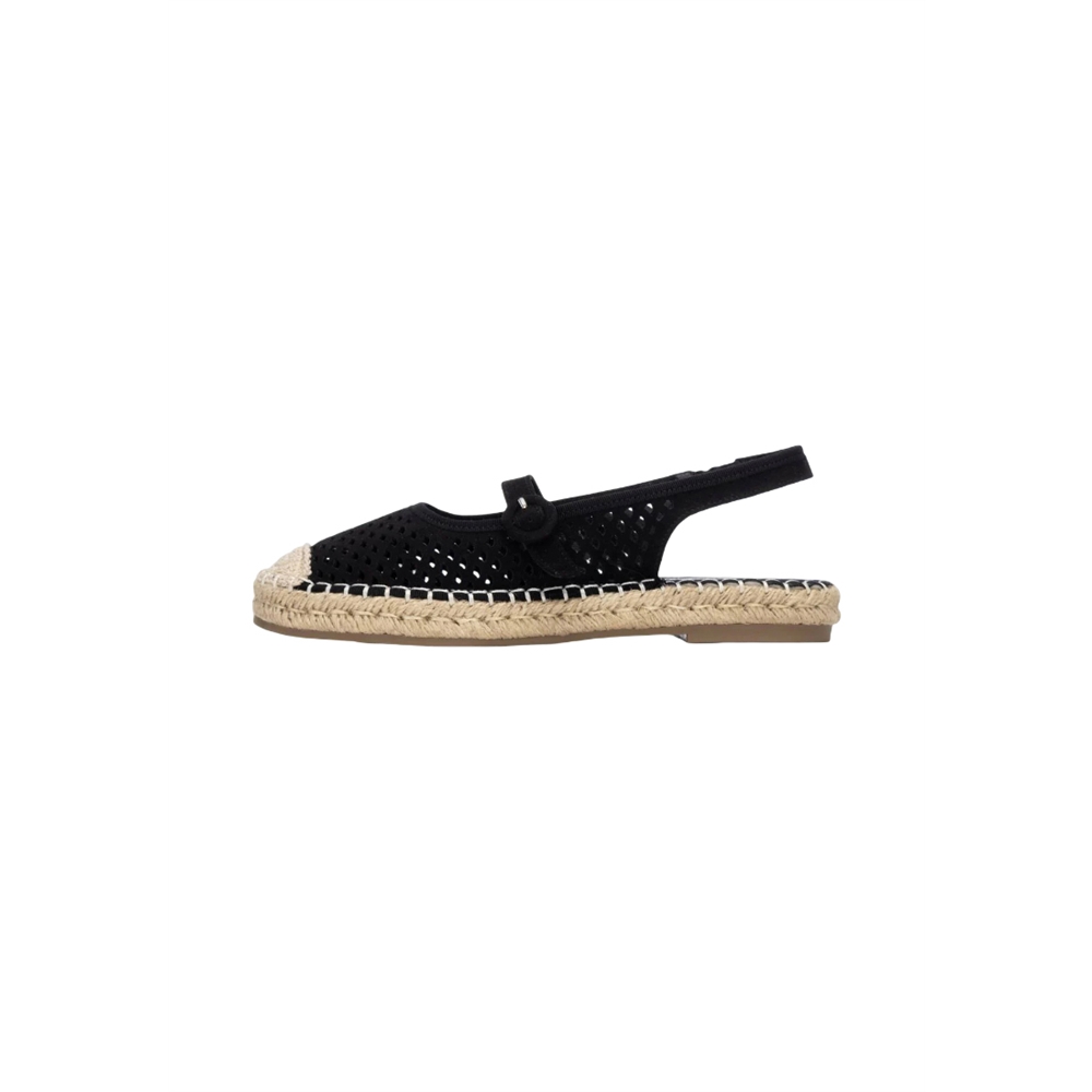 Refresh 175226 Alpargatas Planas Mujer Negro