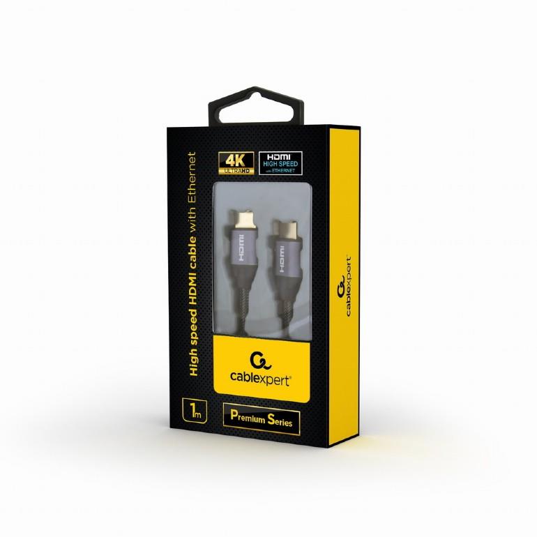 Gembird High Speed HDMI Cable with ETHERNET ''Premium Series'', 1M