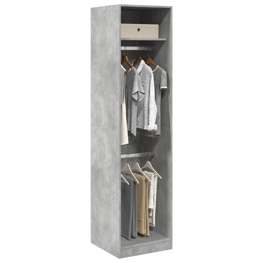 vidaXL Armario de madera de ingeniería 50x50x200 cm en color Roble ahumado/Roble Sonoma/Roble artisan y más | almacenamiento funcional diseño moderno para baño dormitorio sala
