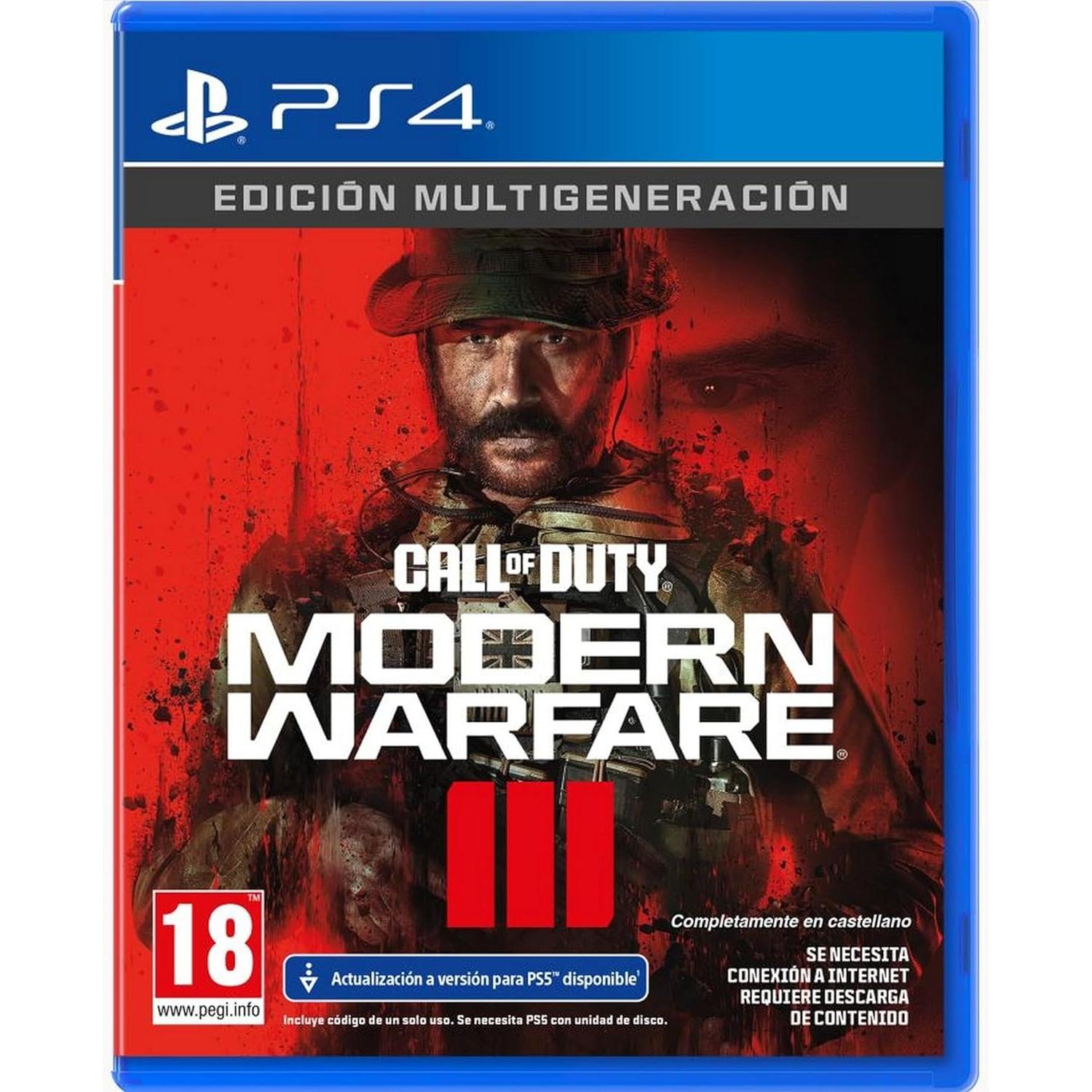 Call Of Duty: Modern Warfare Iii (Edicion Multijugador) Juego para Consola Sony PlayStation 4, PS4 [PAL ESPAÑA]
