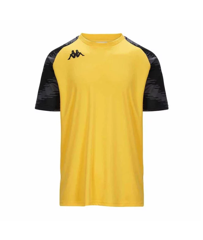 CAMISETA TÉCNICA KAPPA DAVERNO AMARILLO NEGRO