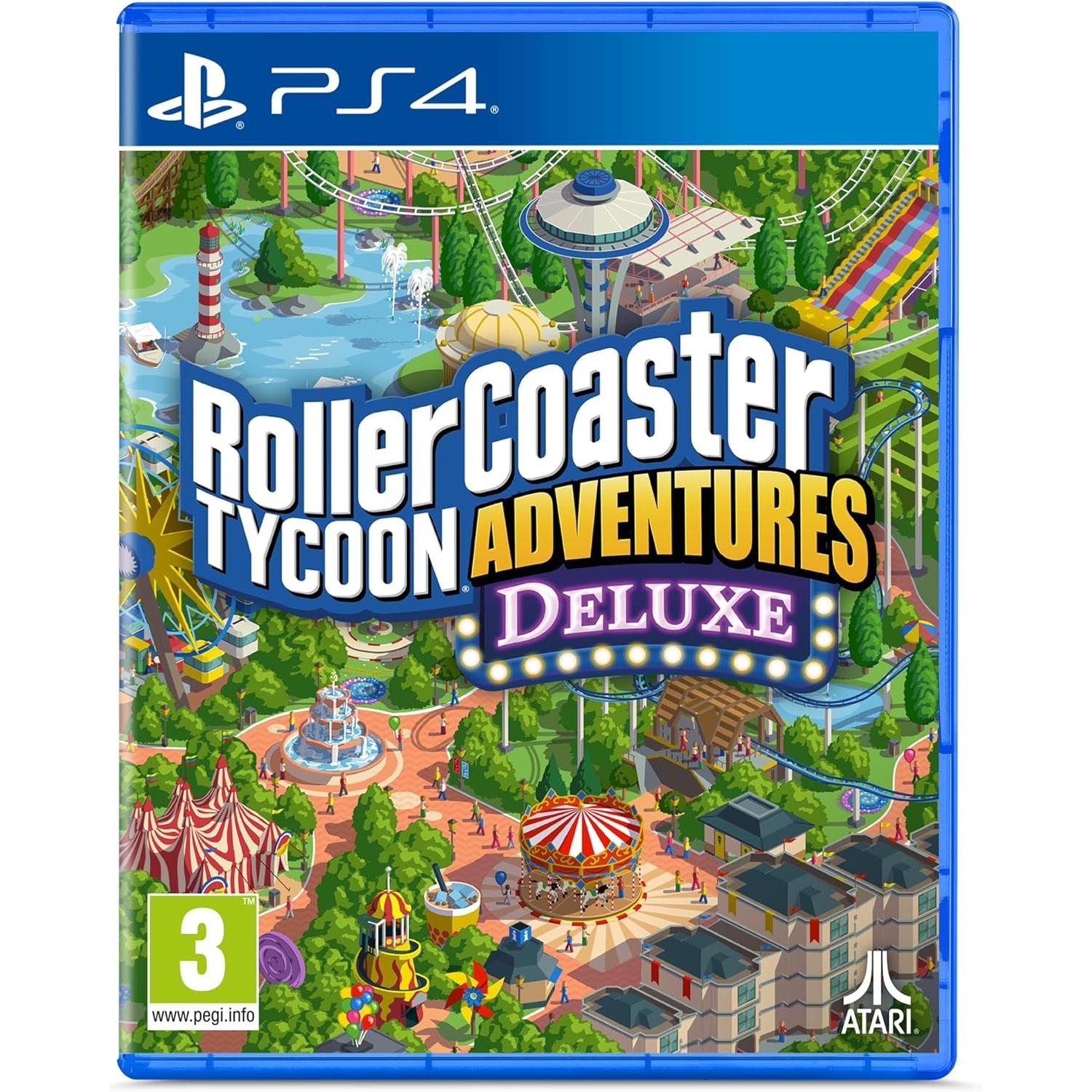 RollerCoaster Tycoon (Adventures Deluxe) Juego para Consola Sony PlayStation 4 PS4