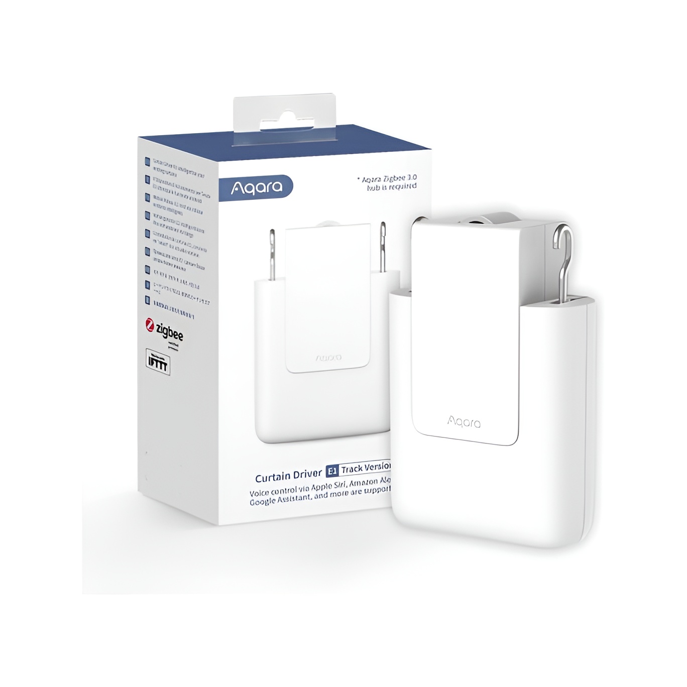 Aqara Motor de Cortina Inteligente E1 - Control Remoto y Compatible con Alexa