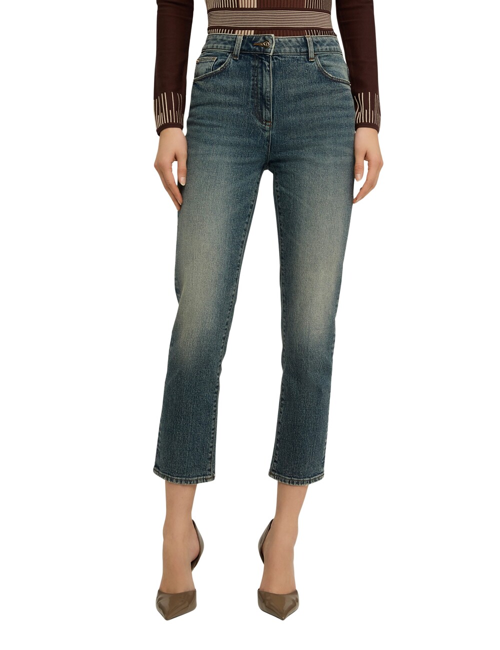 Motivi - Jeans mum fit de talle alto