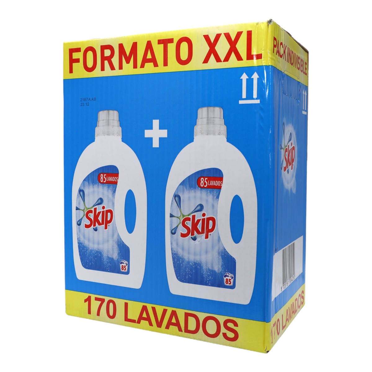 Skip - SKIP Detergente Liquido Limpieza Profunda 85+85 Lavados 2 x 3,825 Litros - Pack Ahorro  (Total 170 lavados)