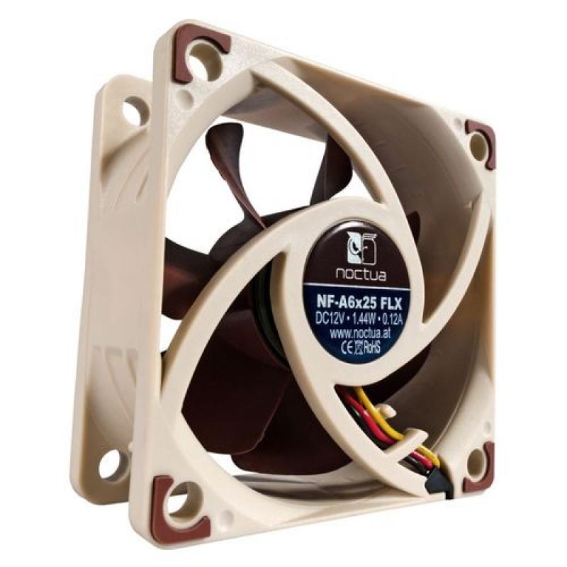 VENTILADOR 6CM NOCTUA NF-A6X25 FLX 3.000RPM MARRON