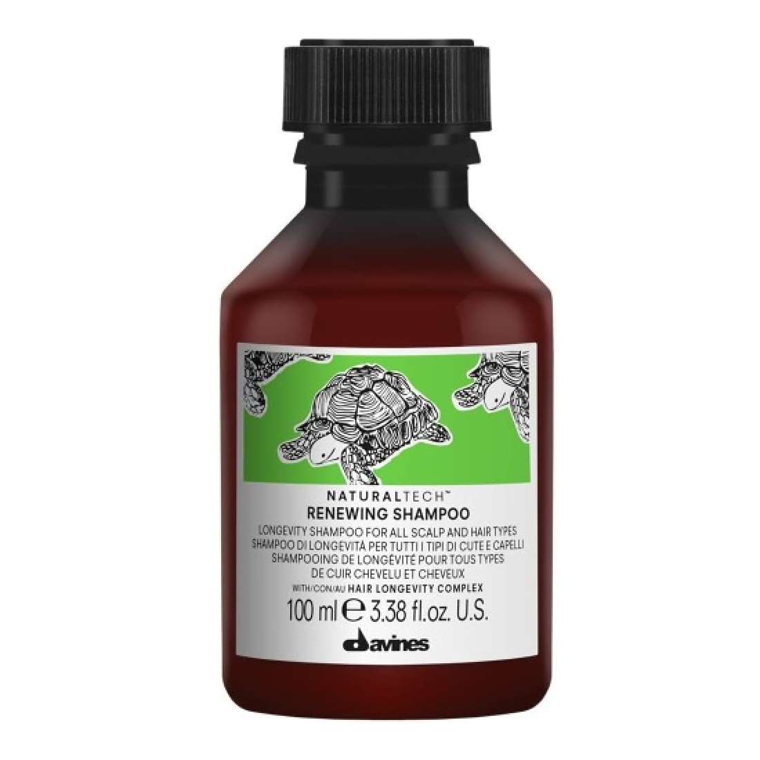 Davines Naturaltech Renewing Shampoo / Champú de longevidad para todo tipo de cabello y cuero cabelludo.