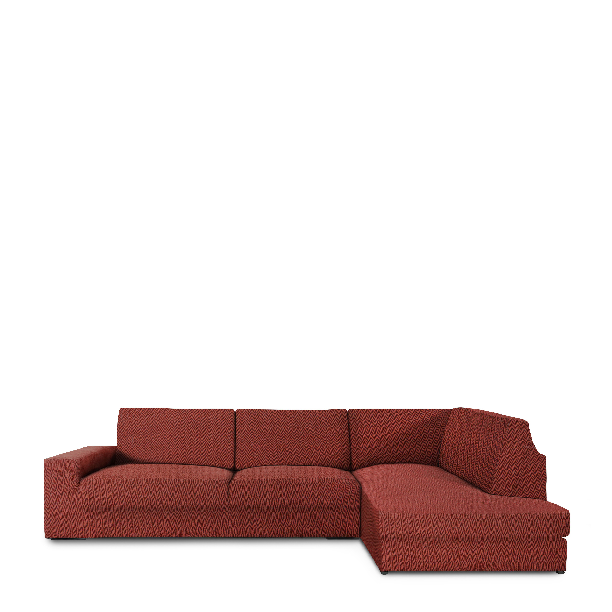 Fundas de sofa chaise longue con respaldo premium jaz derecho (Mirando de frente) c/9, Tamaño derecha, 170x310x110cm, Fábricada en España
