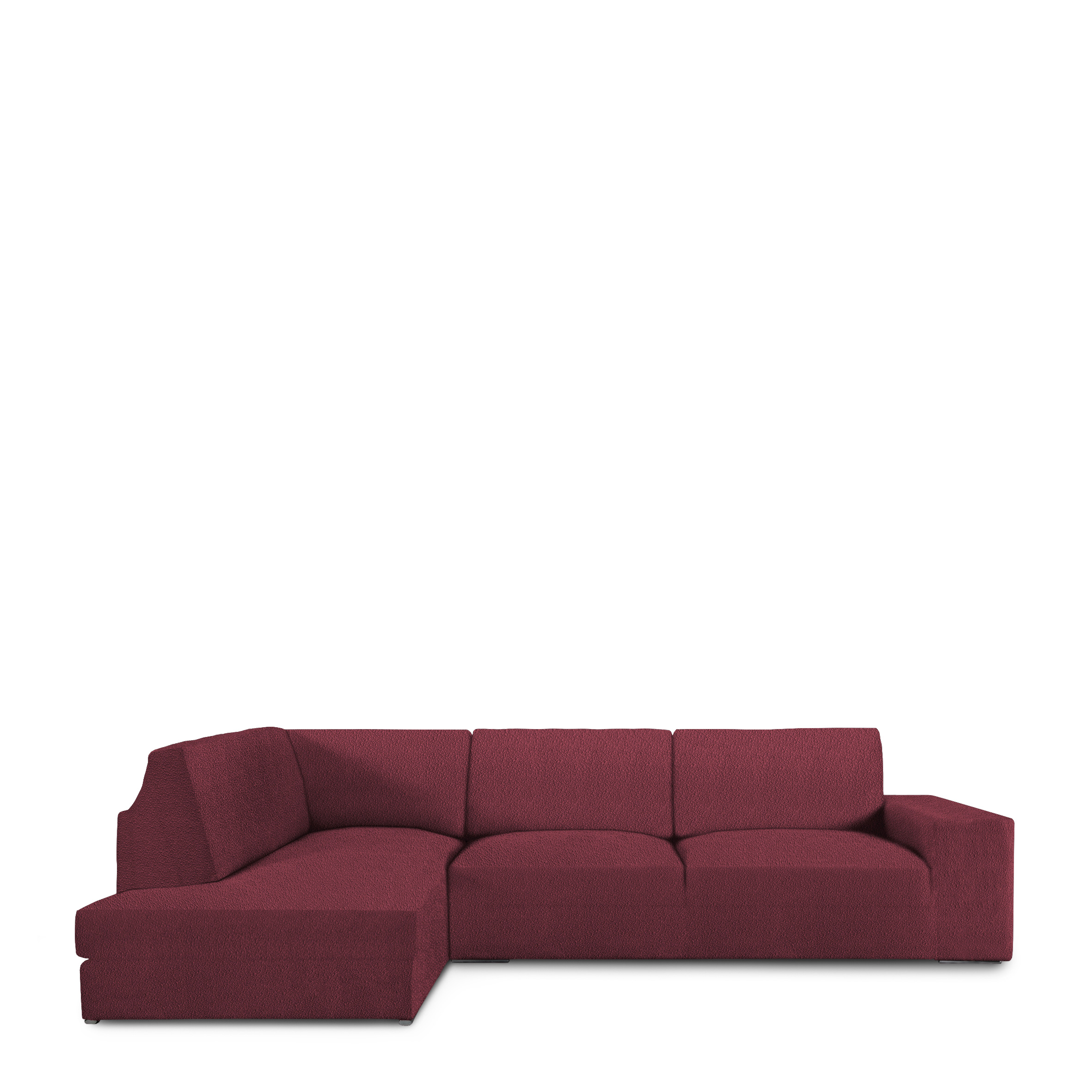 Fundas de sofa chaise longue con respaldo premium roc izquierda (Mirando de frente)c/8, Tamaño izquierda, 170x310x110cm, Fábricada en España