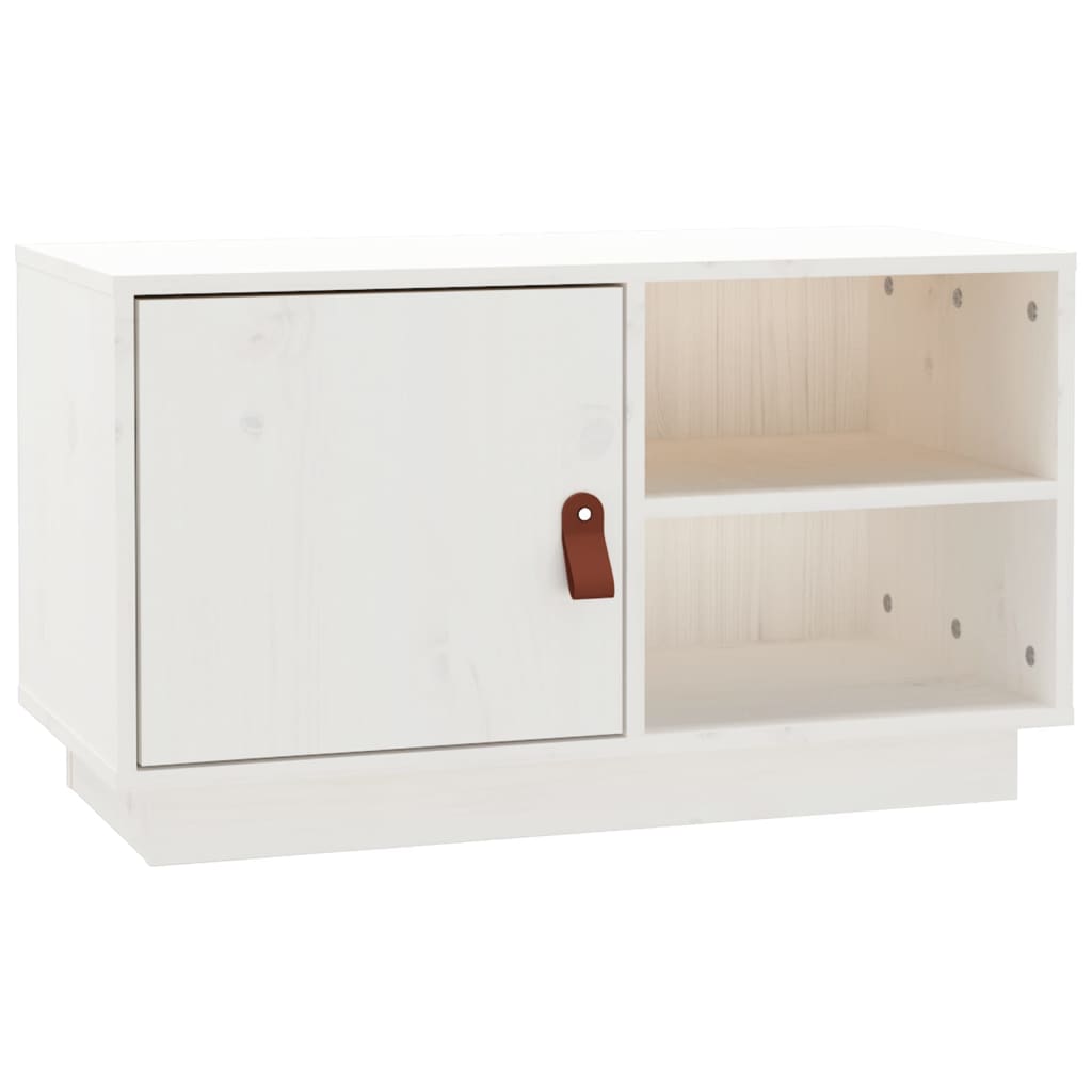 Vidaxl Mueble de TV de Madera Maciza de Pino 70x34x40 Cm