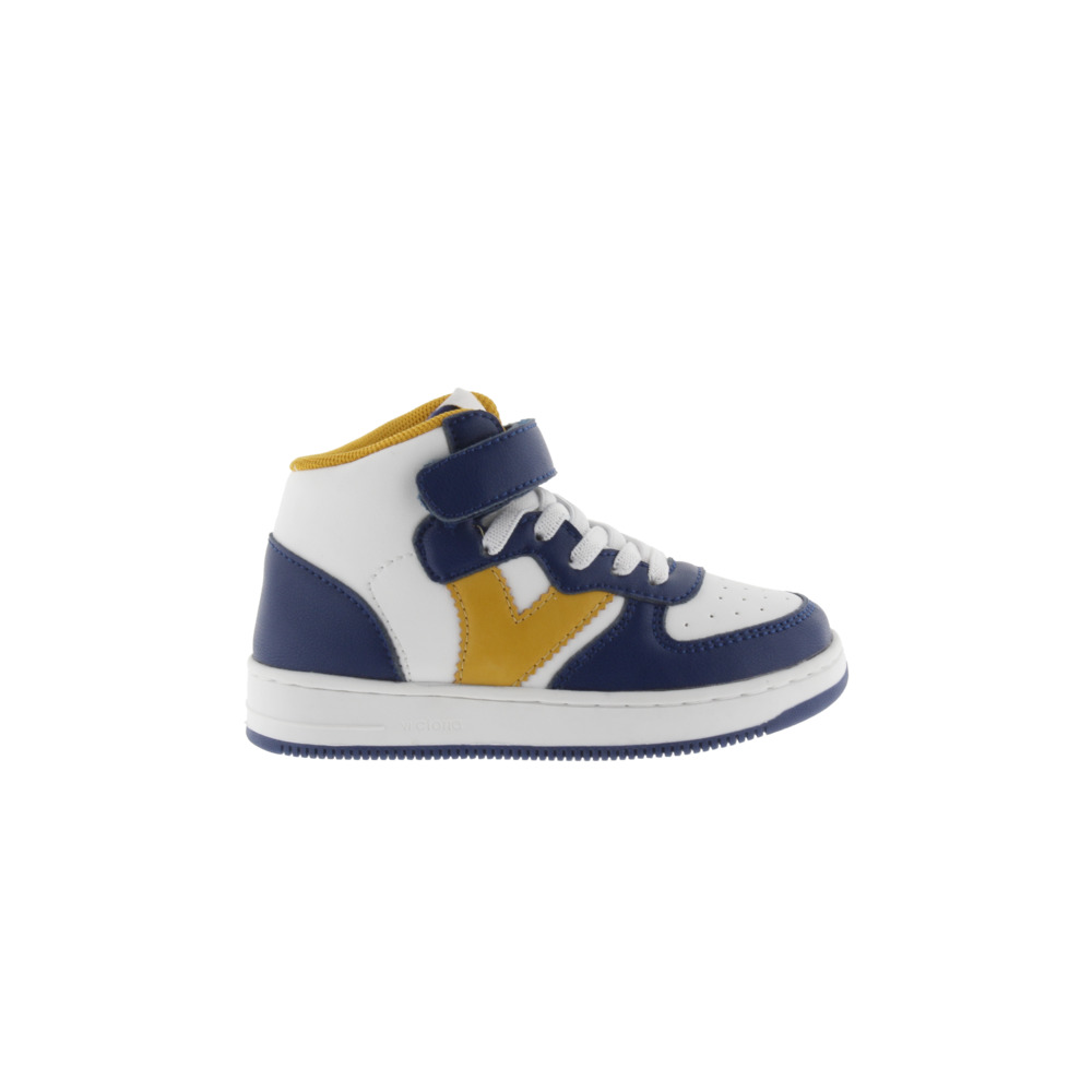 Victoria Tiempo Zapatillas abotinadas de efecto piel con cordón elástico y tira adherente 1124112