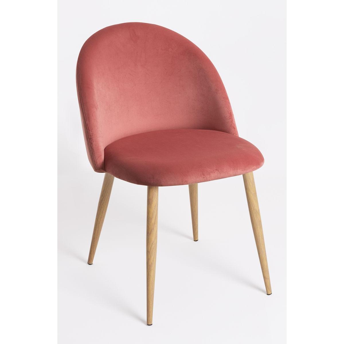 Regalos Miguel - Packs Sillas Comedor - Pack 6 Sillas Vint Terciopelo - Rosa