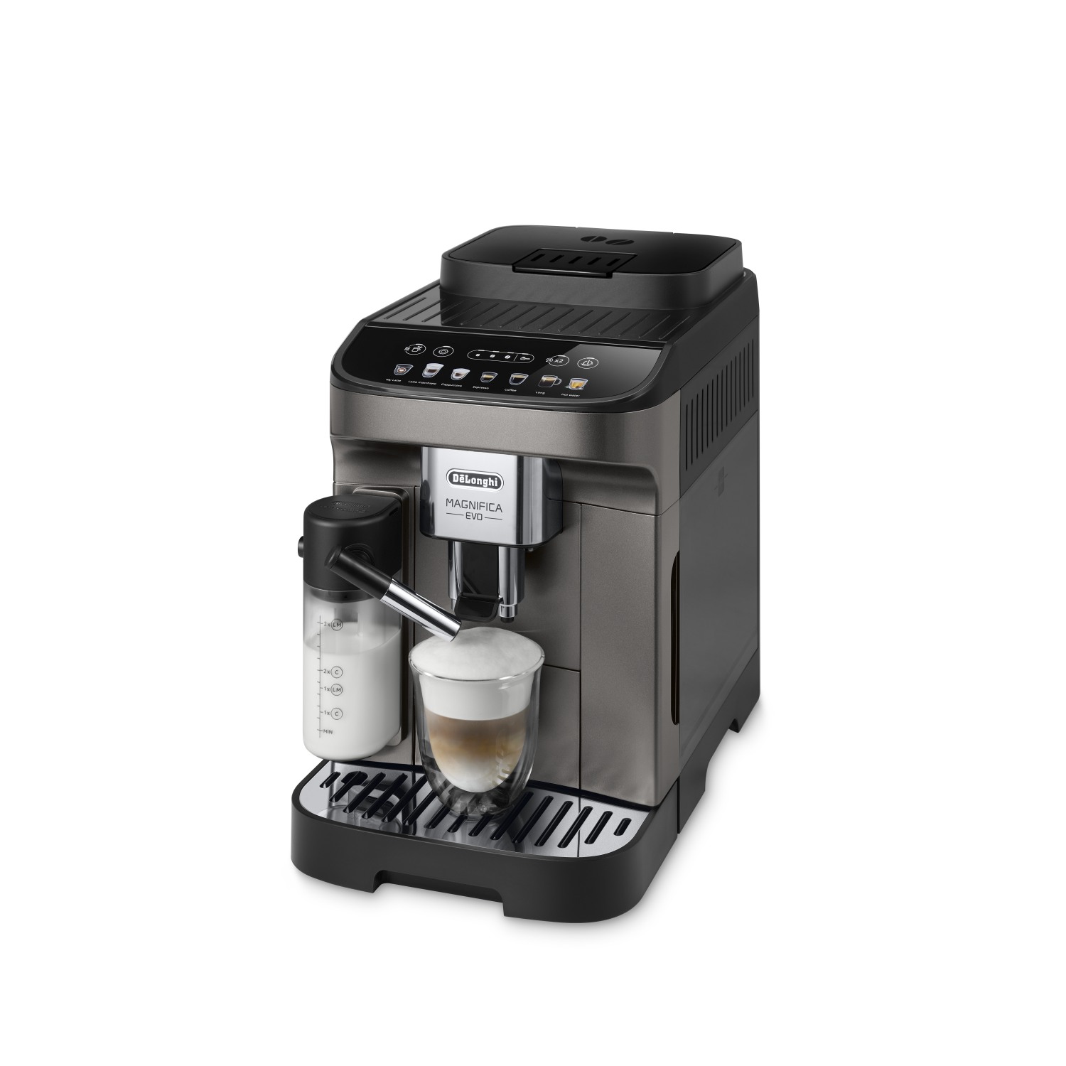 De'Longhi Cafetera Superautomática Magnifica Evo ECAM290.81.TB con Molinillo. LatteCrema Hot, 15 bar, 1,8 L, 1450 W