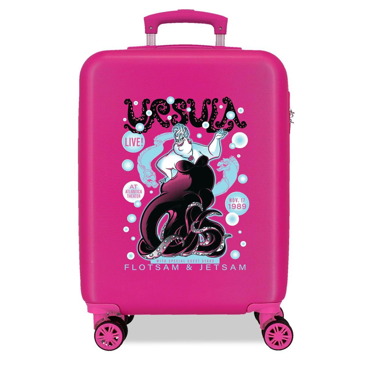 Maleta de cabina Ursula fucsia 38x55x20 cm