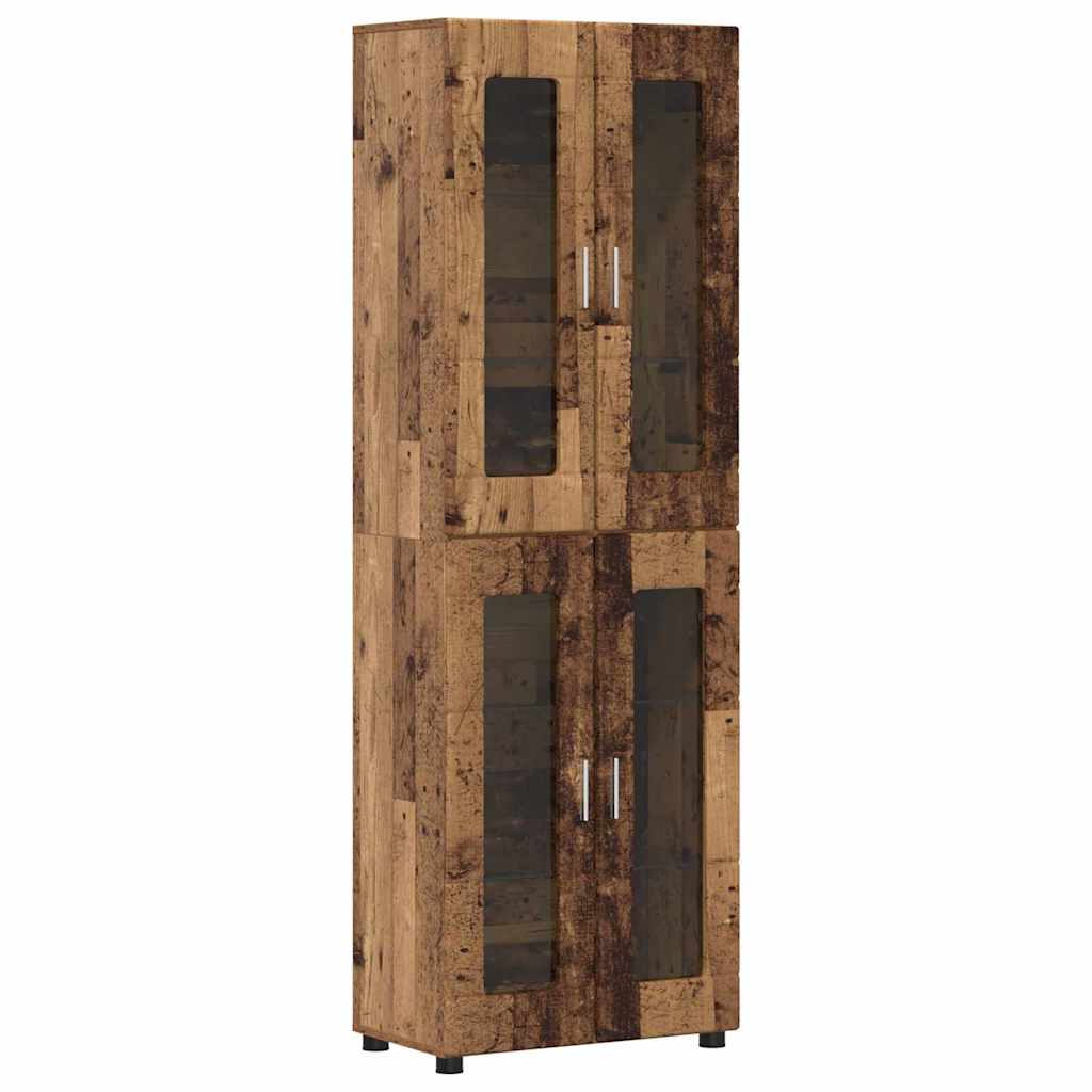 vidaXL Aparador alto FLORIN 60 x 35 x 182 cm Madera de ingeniería