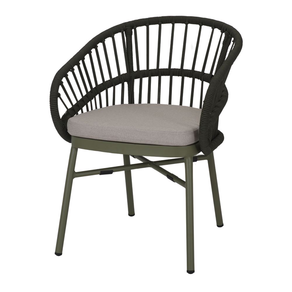 Silla De Cuerda Y Metal Horizon - Misterwils Furniture For Free Souls 57x77x66