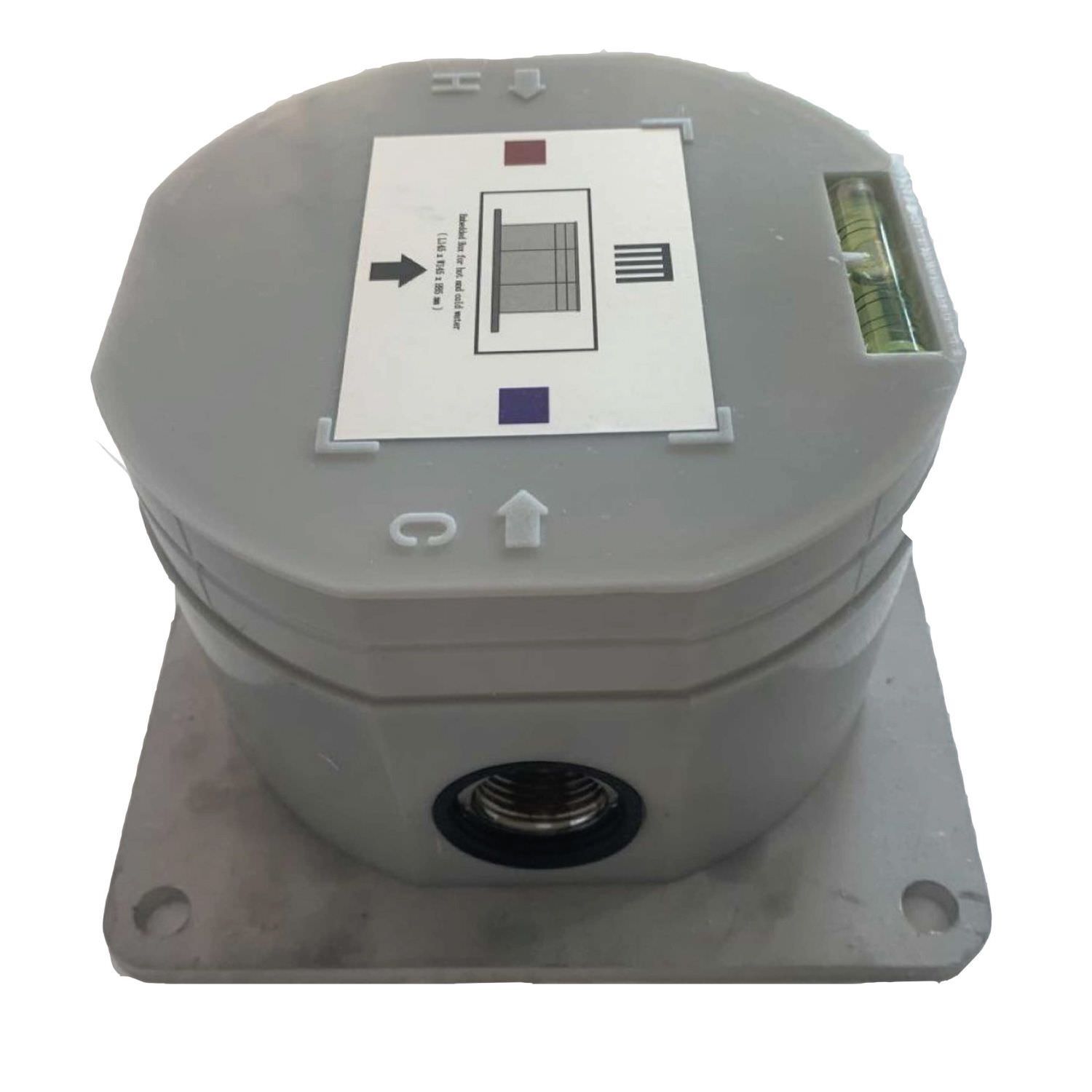 Sined Ducha c Caja Sistema De Fijación Rápida Duchas De Acero Inoxidable c Caja Para La Instalación Segura y Fácil De Duchas De Acero Inoxidable Al Aire Libre Con Conexión De Agua Calientefría