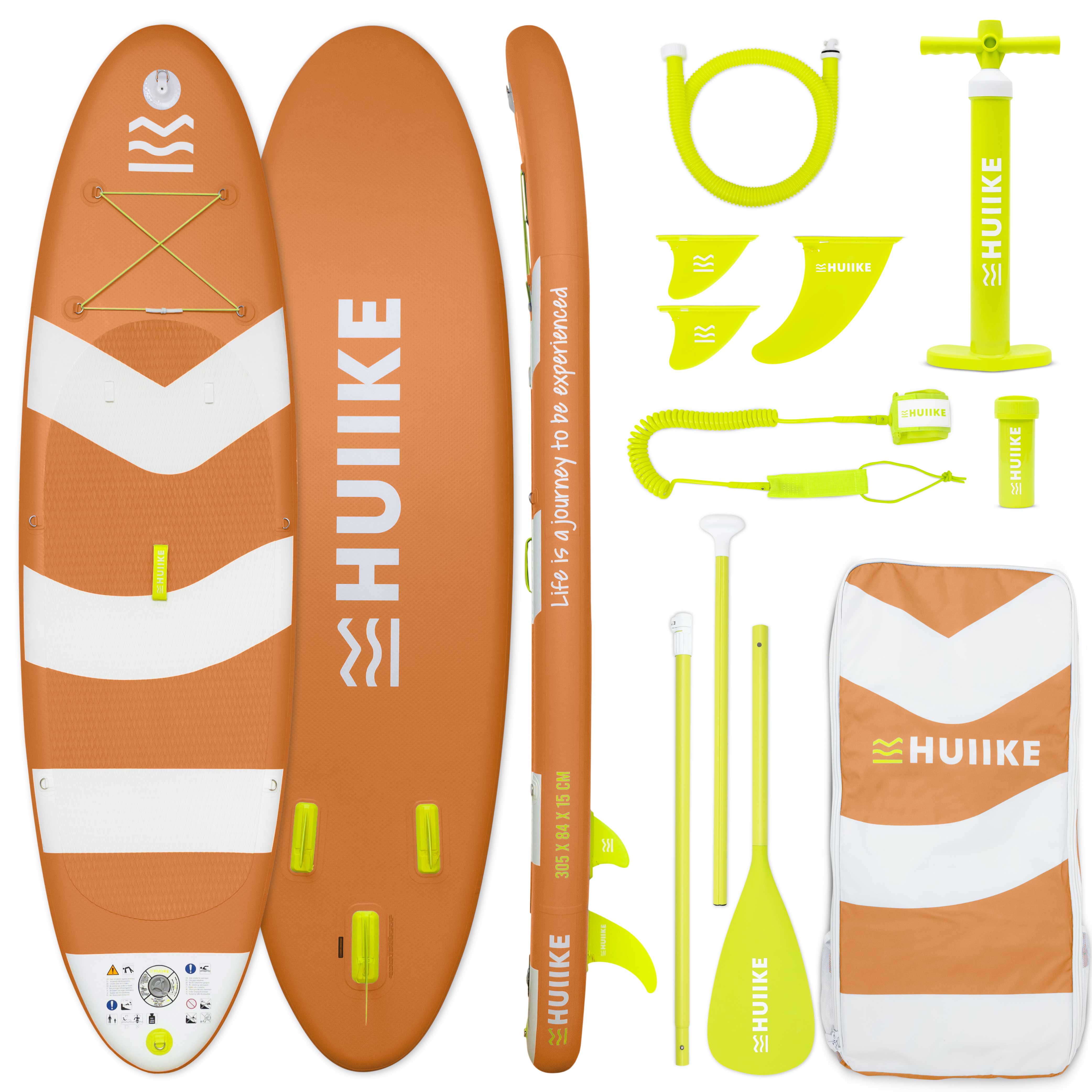 Tabla Paddle Surf Hinchable con Accesorios Premium - HUIIKE | Tabla Padel Surf Hinchable con Remo de Aluminio Inflador Leash | PadelSurf Stand Up Paddle Board Gran Estabilidad Resistencia | SUP Board