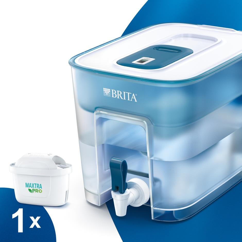 Depósito filtrante BRITA Flow azul 8,2L 1 filtro MAXTRA PRO