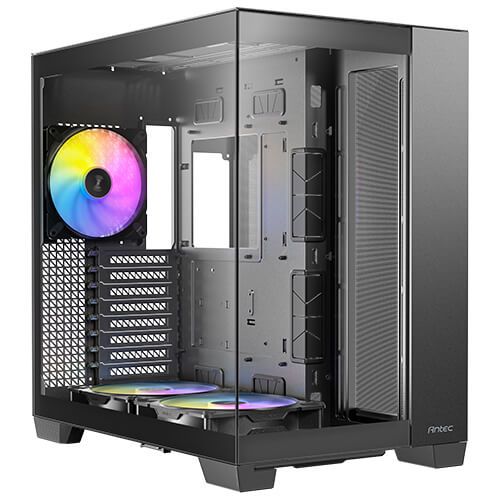 Antec - Caja de CPU Full Tower Antec C8 ARGB para PC gaming y alto rendimiento, compatible con placas ATX/E-ATX/ITX/microATX, refrigeración avanzada con soporte para ventiladores y radiadores, iluminación RGB personalizable y filtro anti-polvo
