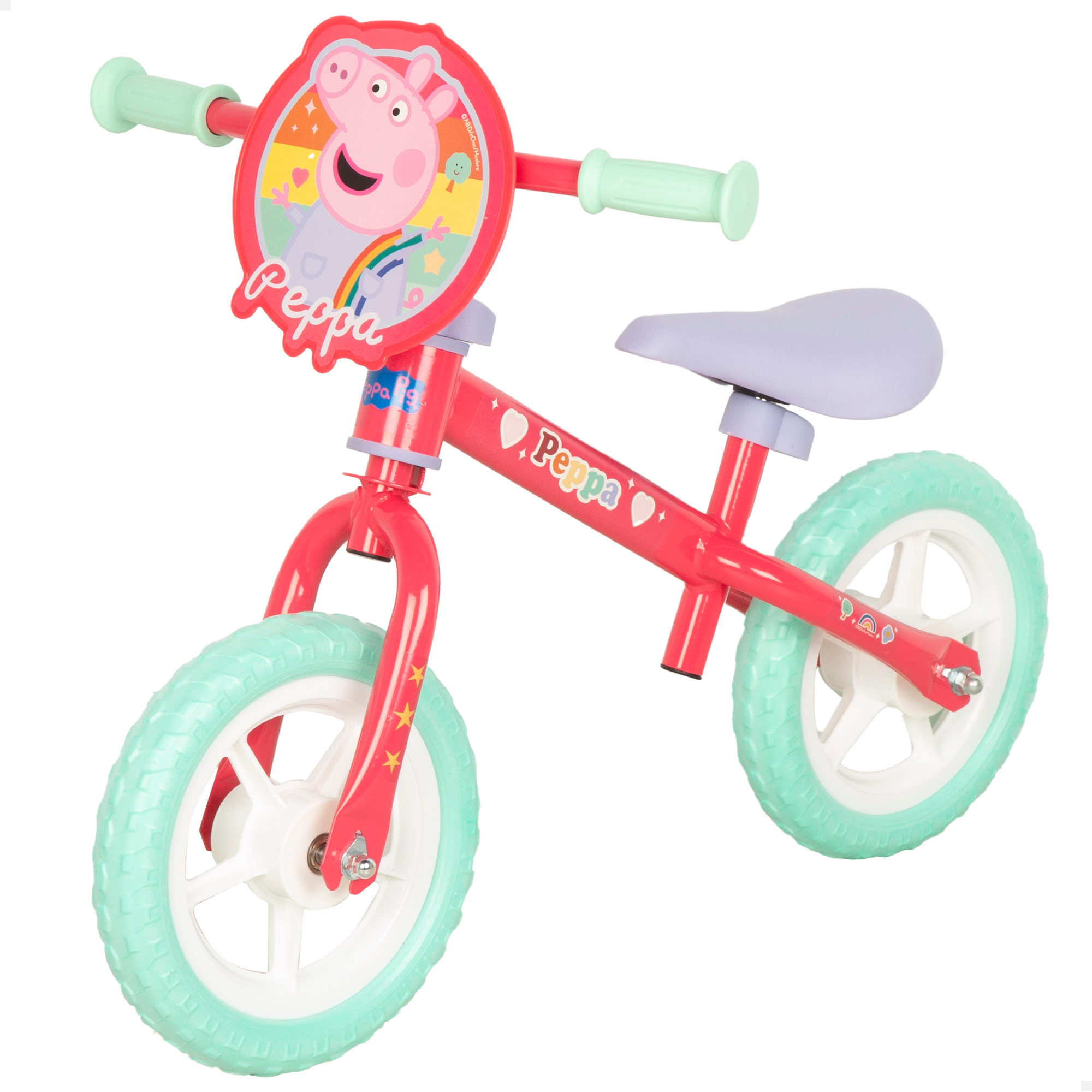 Colorbaby Peppa Pig Bicicleta sin pedales 70 x 41 x 40/35 cm