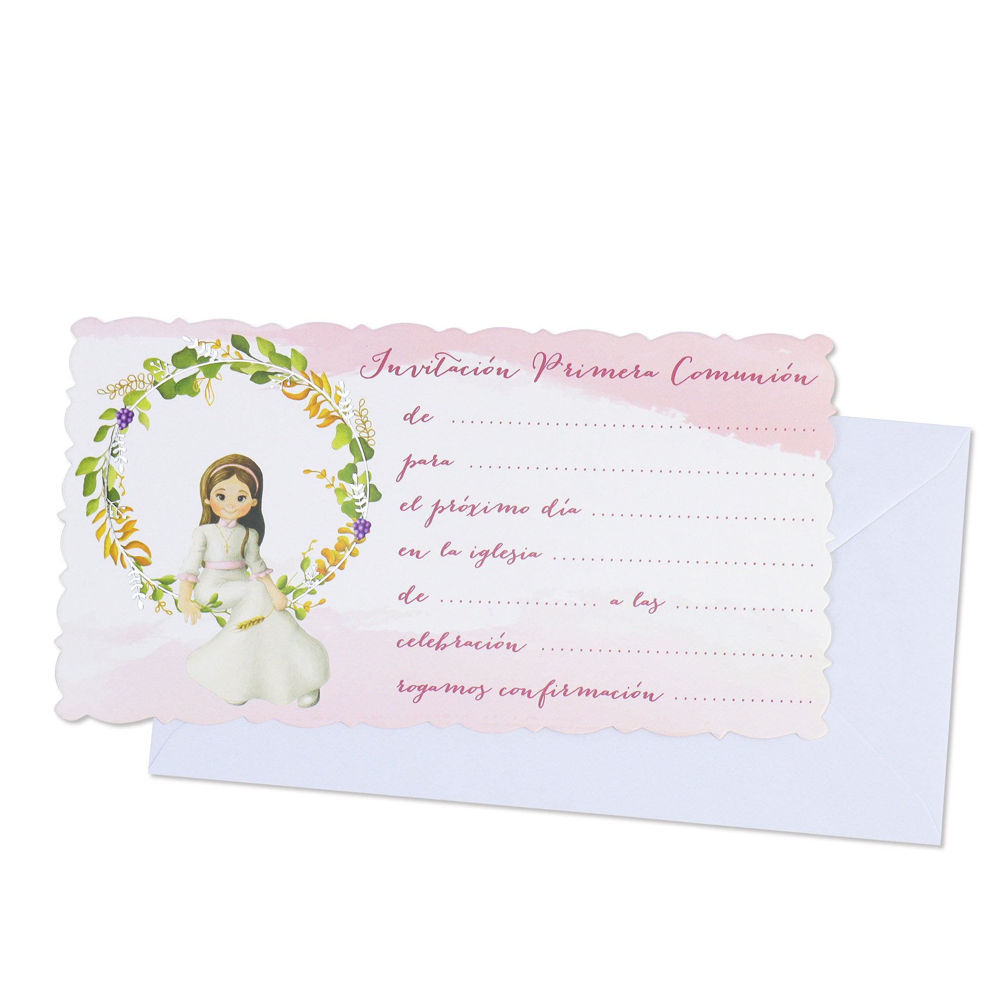 Pack de 10 a 60 invitaciones de comunión, detalles comunión para invitados, regalos comunión niño o niña, recuerdos primera comunión, artículos decorativos y originales para celebraciones, invitaciones para invitados, Regalantes.com