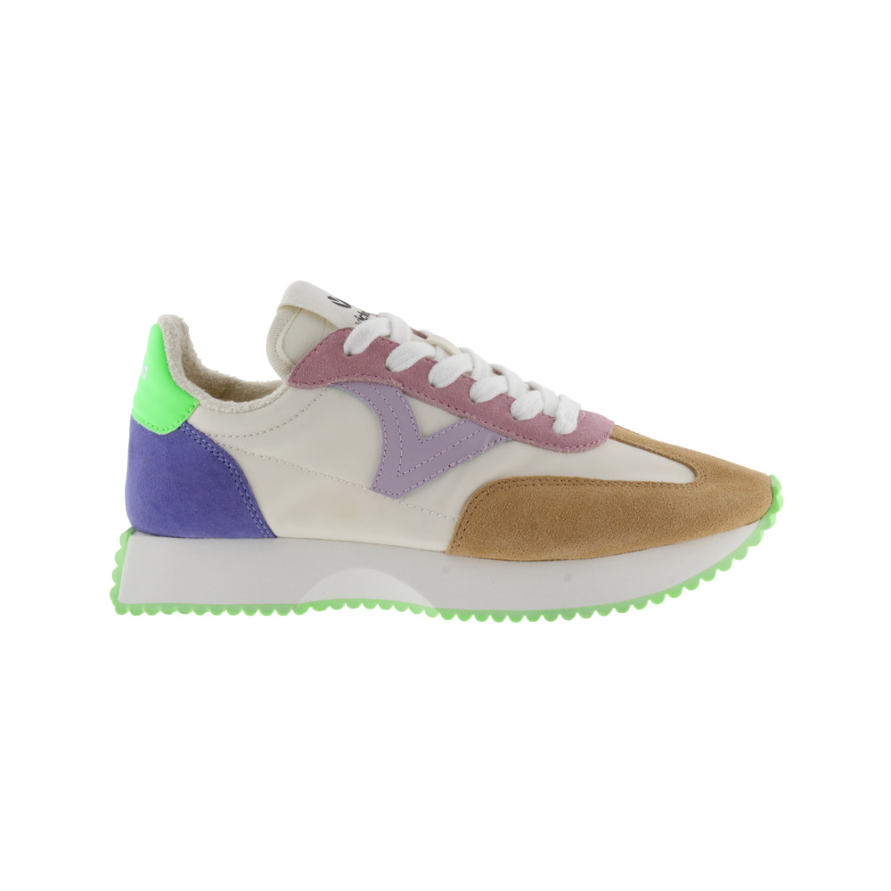 Victoria Cosmos Zapatillas multicolor de nylon con piezas de serraje y suela en sierra 1134113