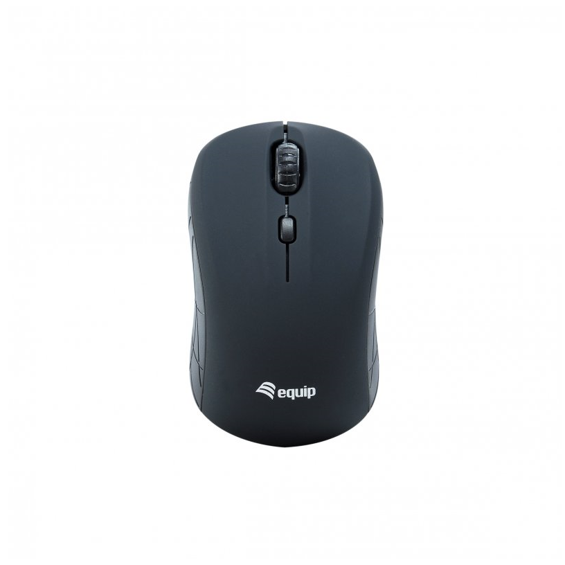 Equip Life Ratón Óptico Inalámbrico Negro 2.4ghz con Receptor Nano USB