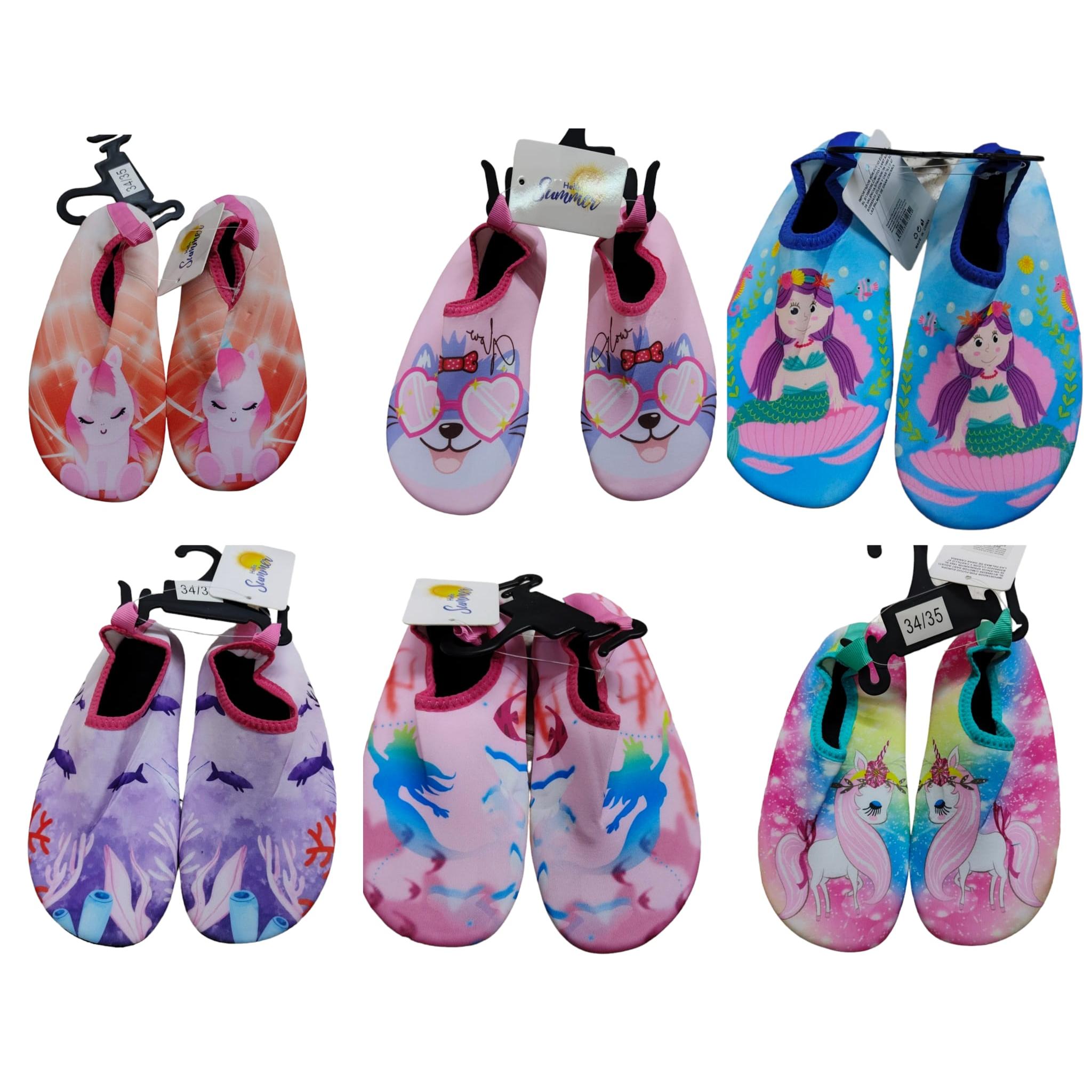 Escarpines  Agua cangrejeras Hombre Mujer niños niñas 24-47 Zapatos de Agua Secado Rápido Respirable Antideslizante Zapatillas Playa flexible suelas goma fina Calcetines acuáticos 25-45 envio Aleatorios no se puede elegir