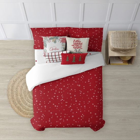 BL BELUM - Funda nórdica navidad 50% algodón - 50% poliéster- Funda nórdica con botones Laponia 9 - Funda Nórdica Extrasuave - Funda Nórdica 100% Made in Spain