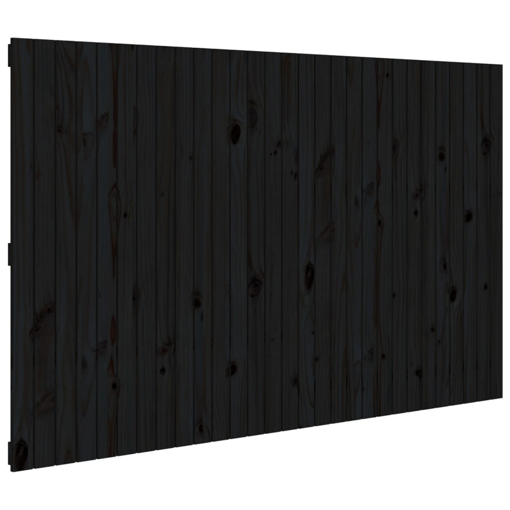 vidaXL Cabecero de cama de pared madera maciza pino 185x3x110cm