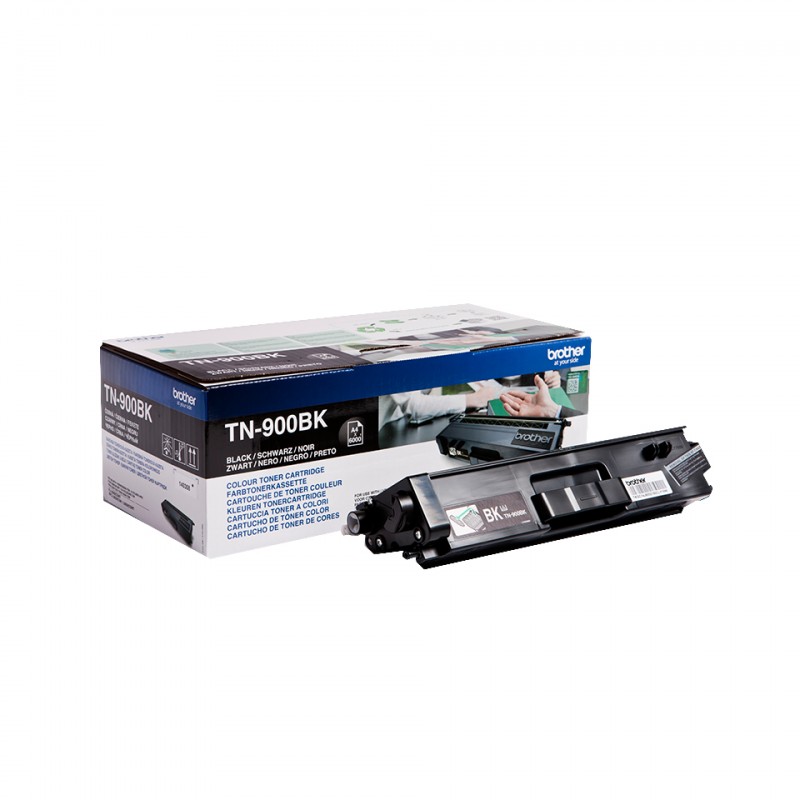 Brother - TN-900BK cartucho de tóner 1 pieza(s) Original Negro TN-900BK