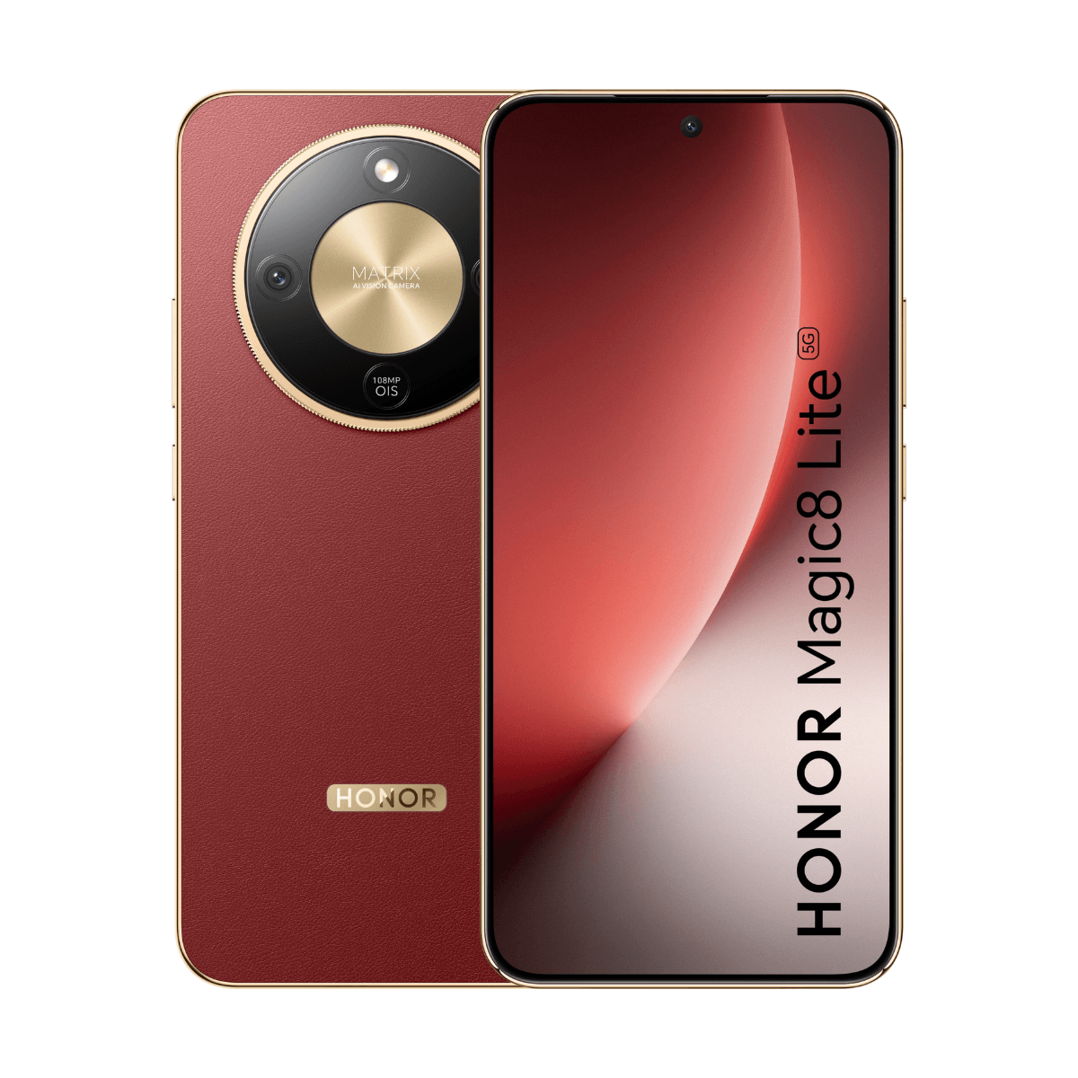 Honor magic8 lite 5g 8gb/256gb rojo (reddish brown) dual sim