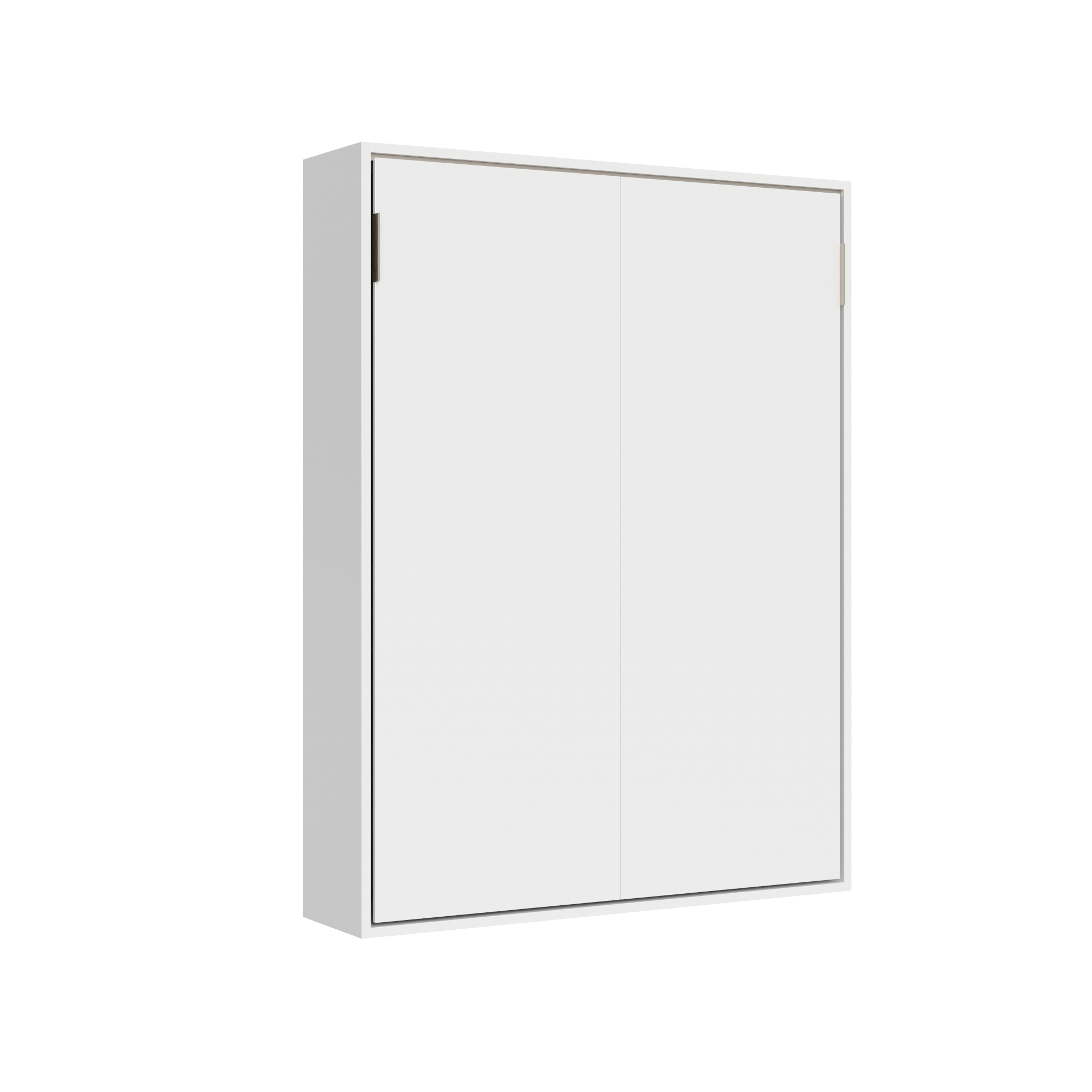 Cama doble abatible vertical Versia 160 Blanco - Itamoby