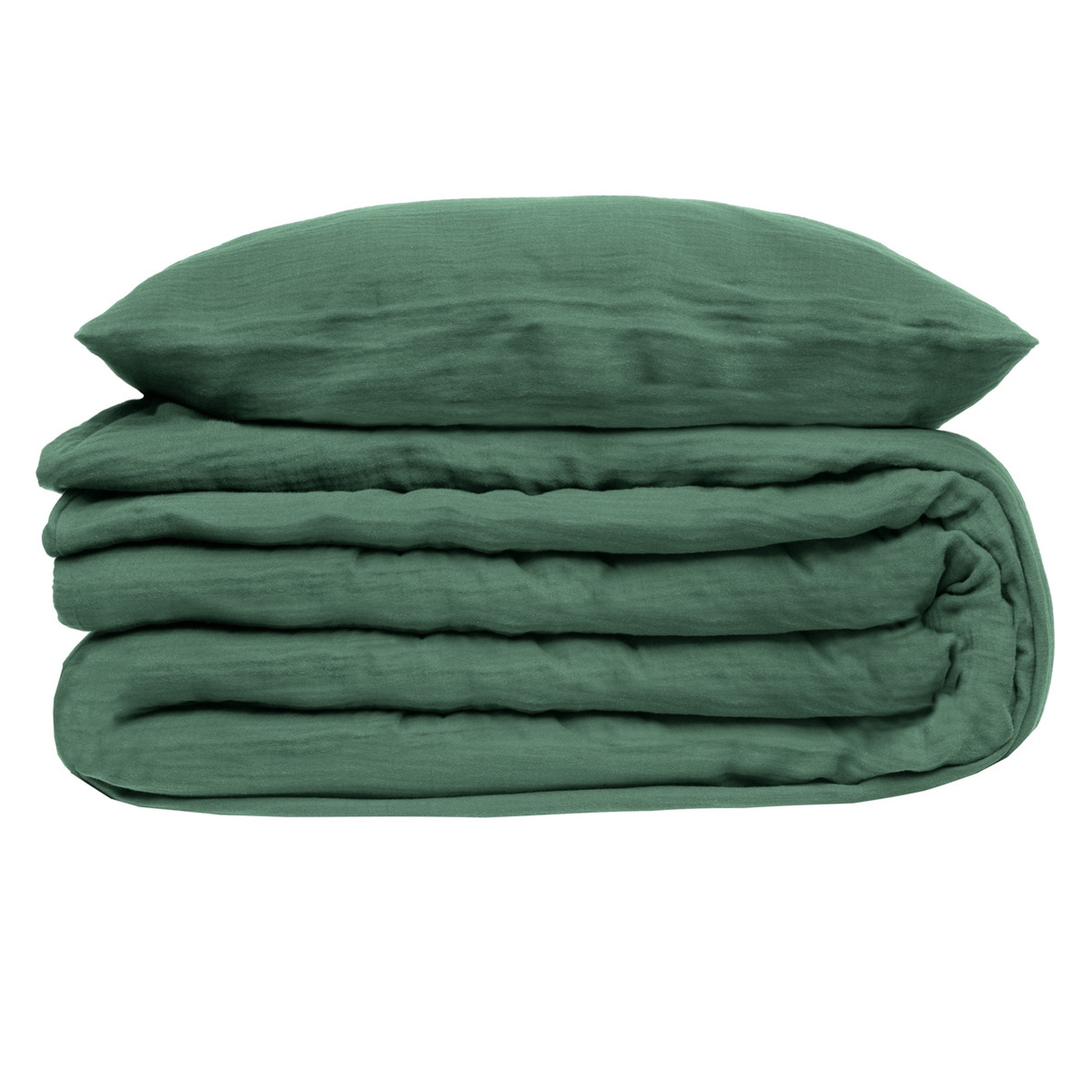 Juego de Cama Atmosphera Gasa de Algodón Verde Celadón Tamaño Queen - Moderno y Elegante