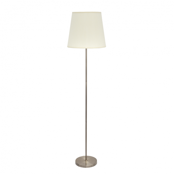 Lampara de Pie Salon Maldivas 1xe27 Cuero/beis 40d FABRILAMP.