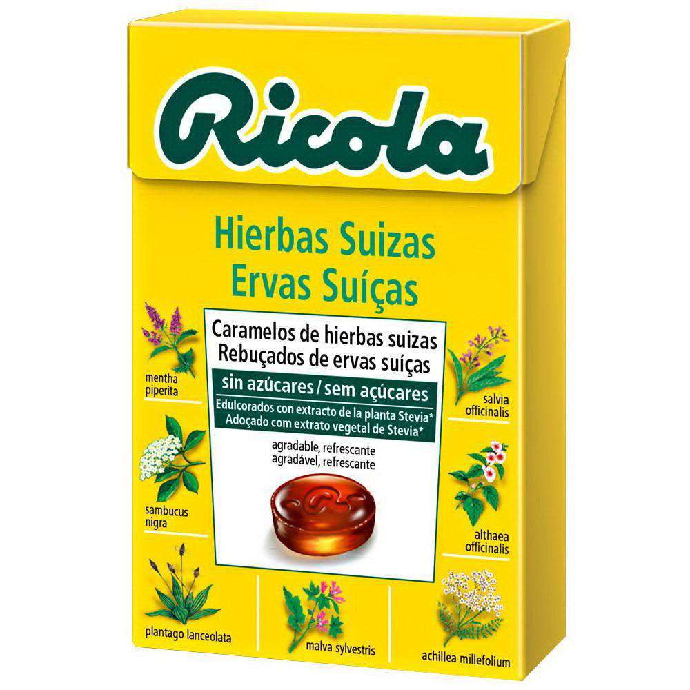 Ricola Caramelos Hierbas Suizas Con Stevia Sin Azucar