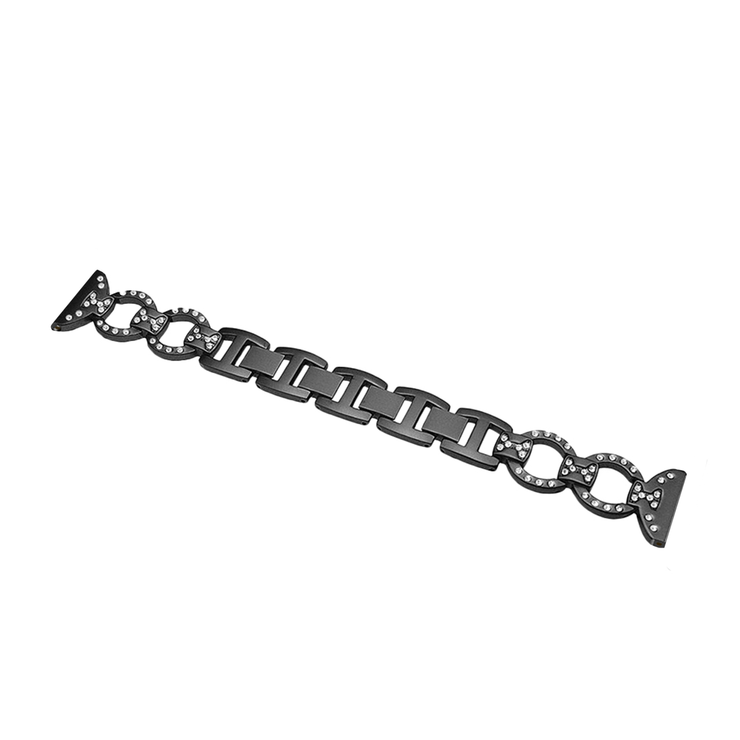 DAM.Correa universal de acero inoxidable con brillantes para relojes de 22mm.Sistema Quick Release de fácil cambio. 16x1x0,30cm