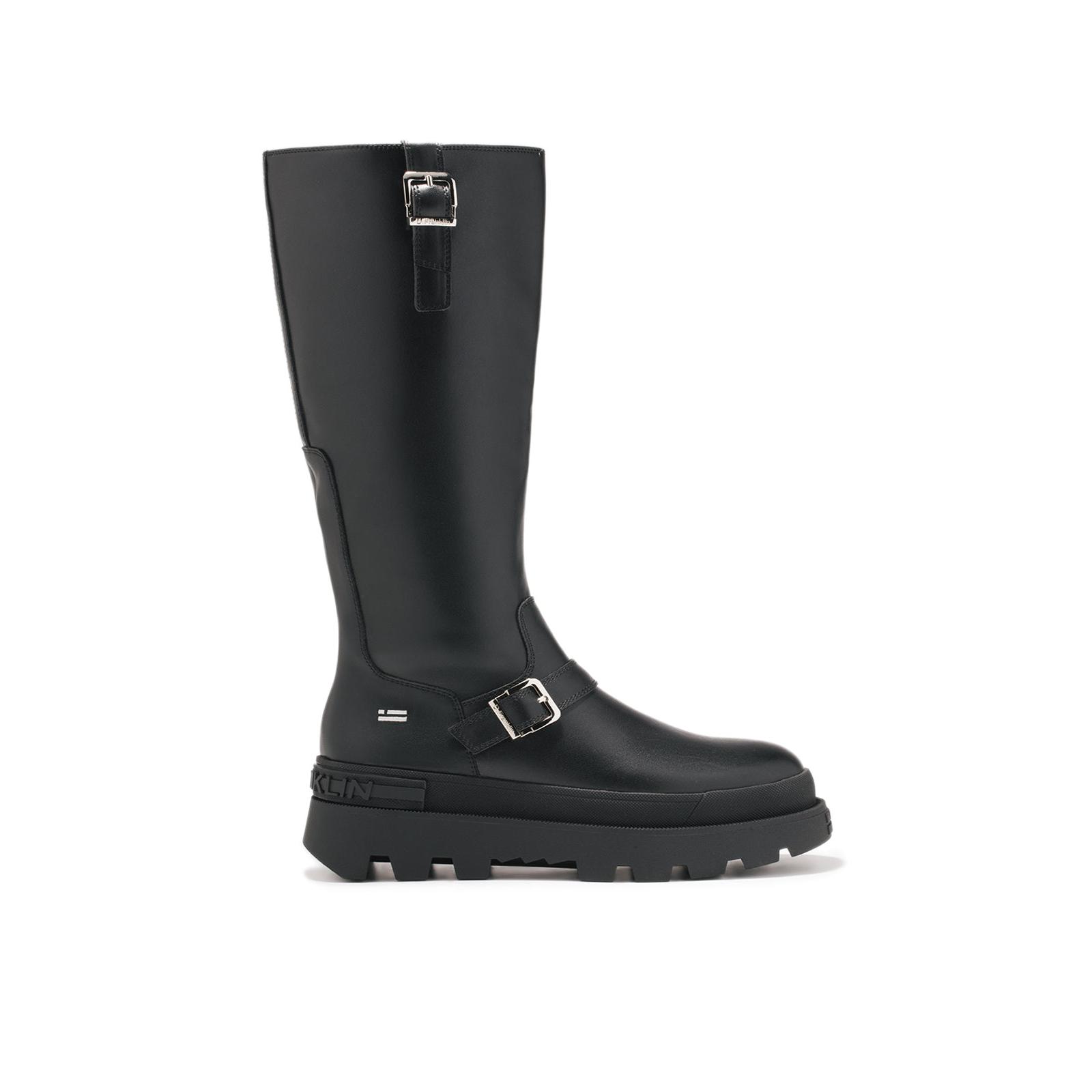 D.Franklin Botas de Mujer Corte Medio All Track Zip   - Botas para Mujer - Moda casual Mujer