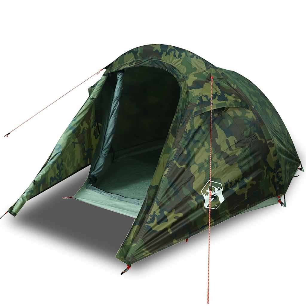 vidaXL Tienda de campaña túnel para 3 personas impermeable
