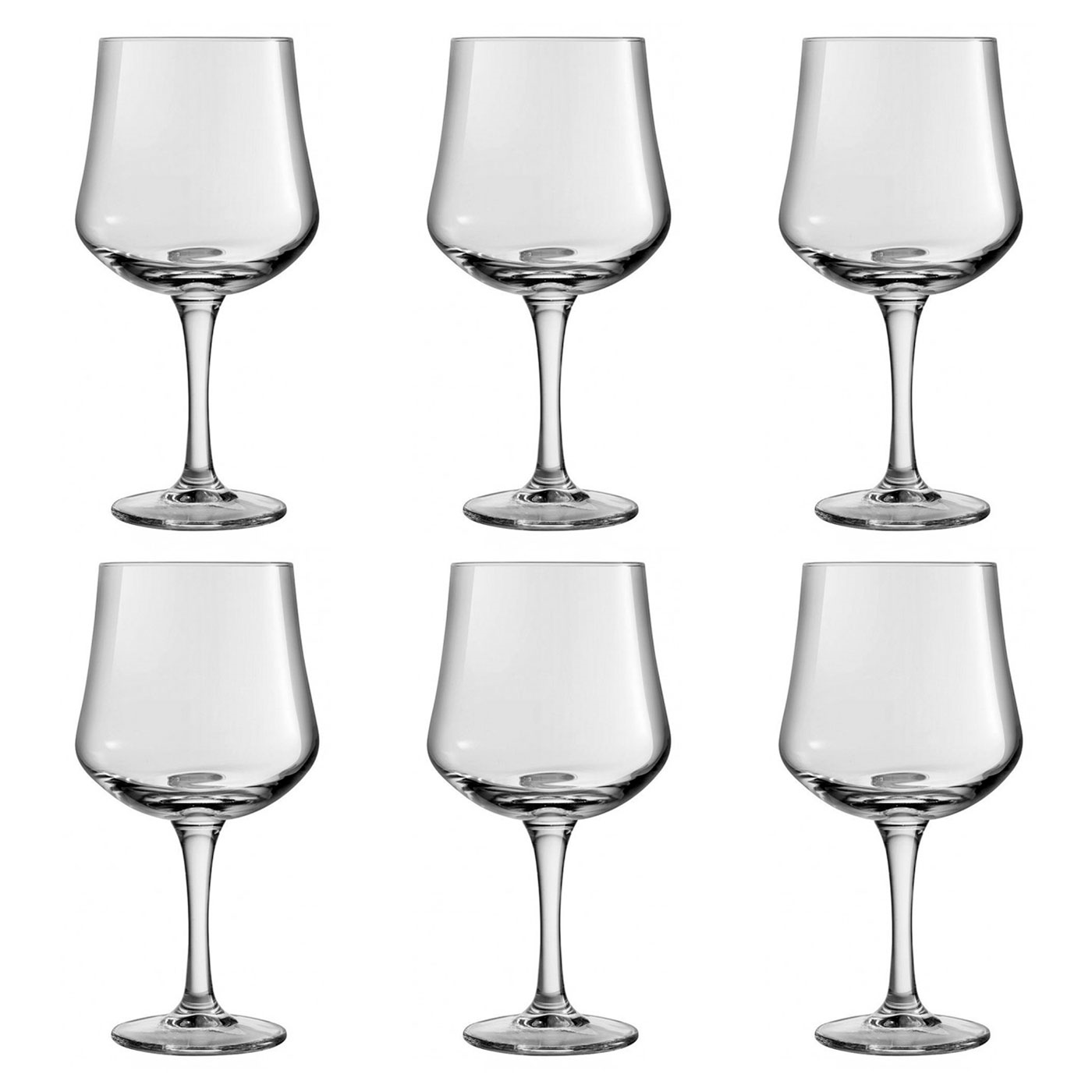 Set de 6 copas de champagne de cristal, 235 ml, modelo Misket