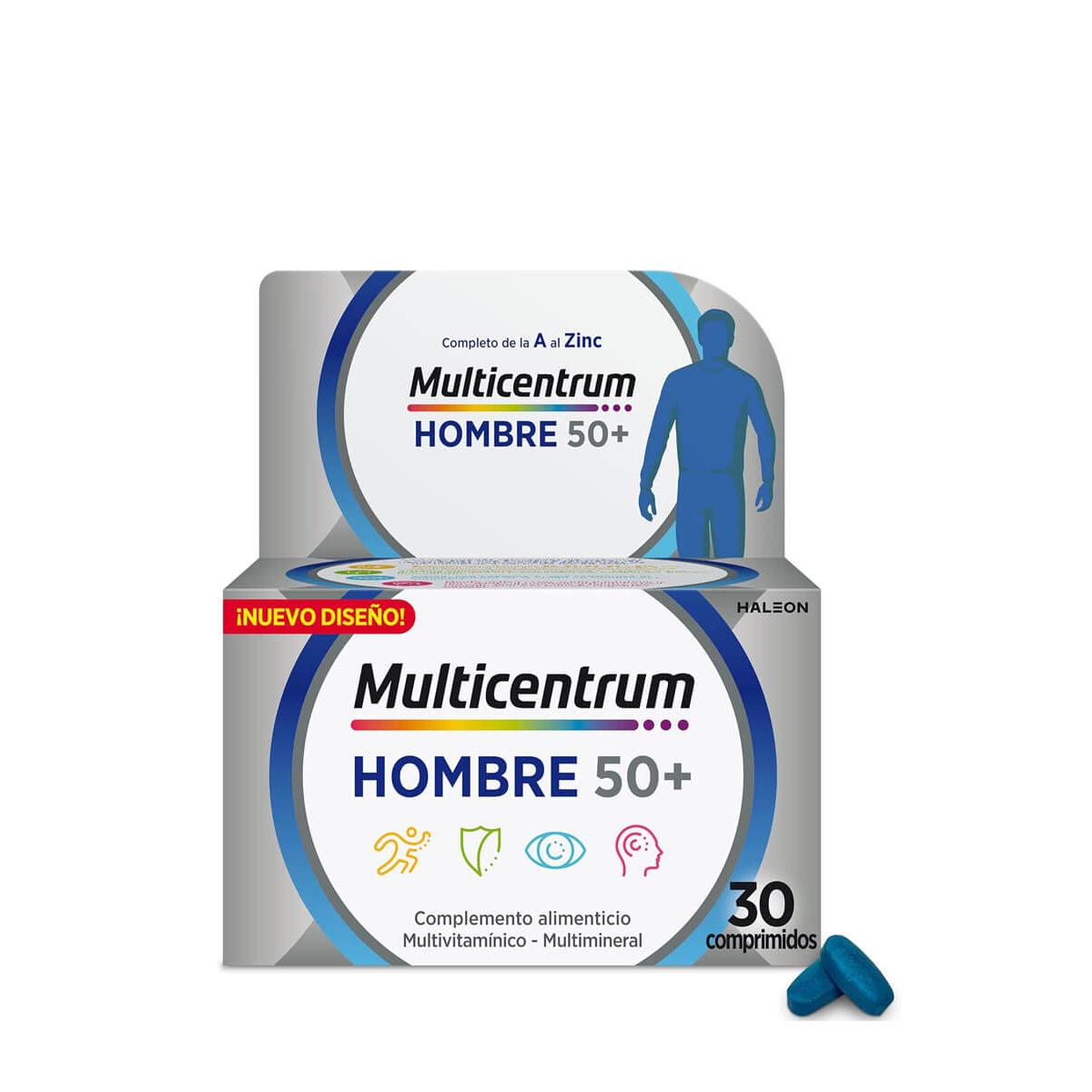 Multicentrum hombre 50+ 30 comprimidos