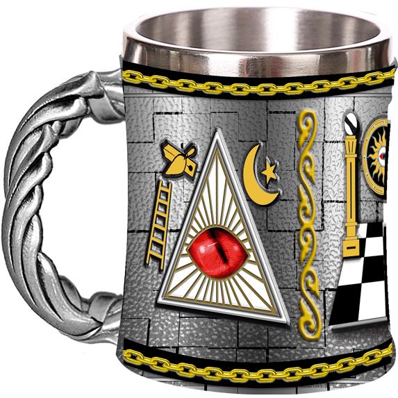 Taza Resina Masones