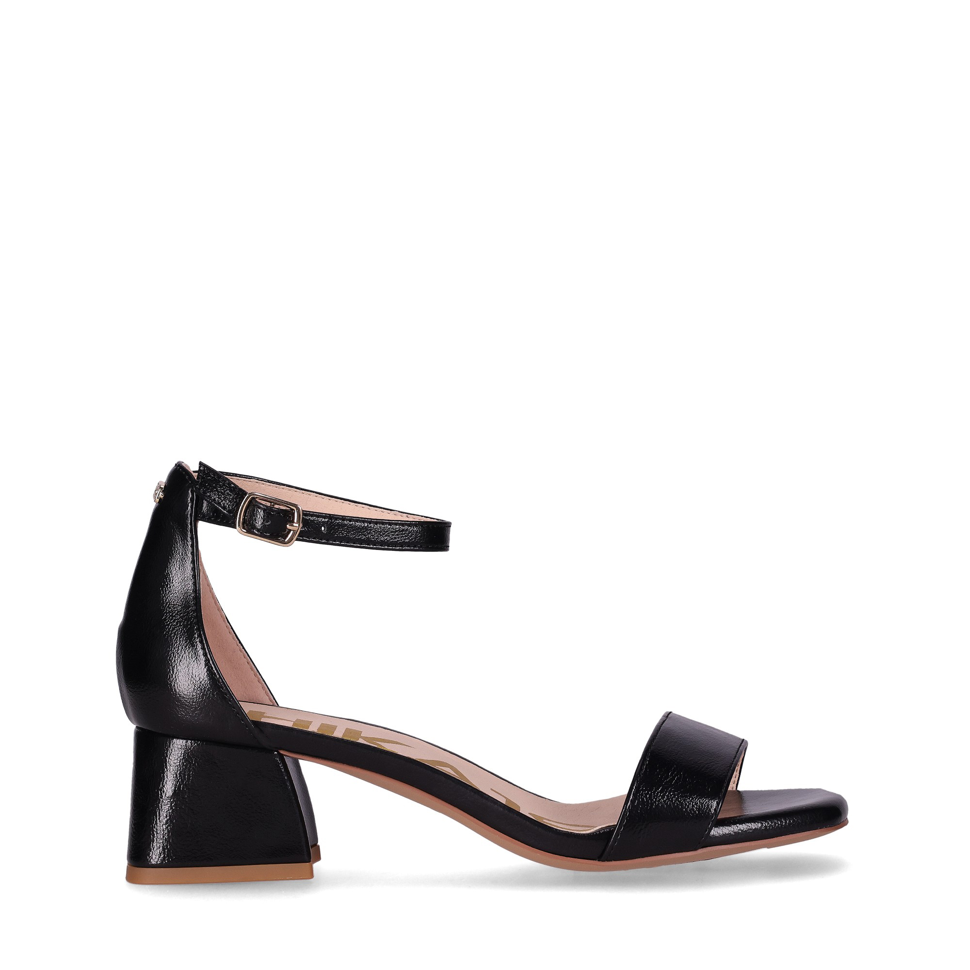 Chika10 MELANIA 12 Sandalia de TacÃ³n Negro/Black