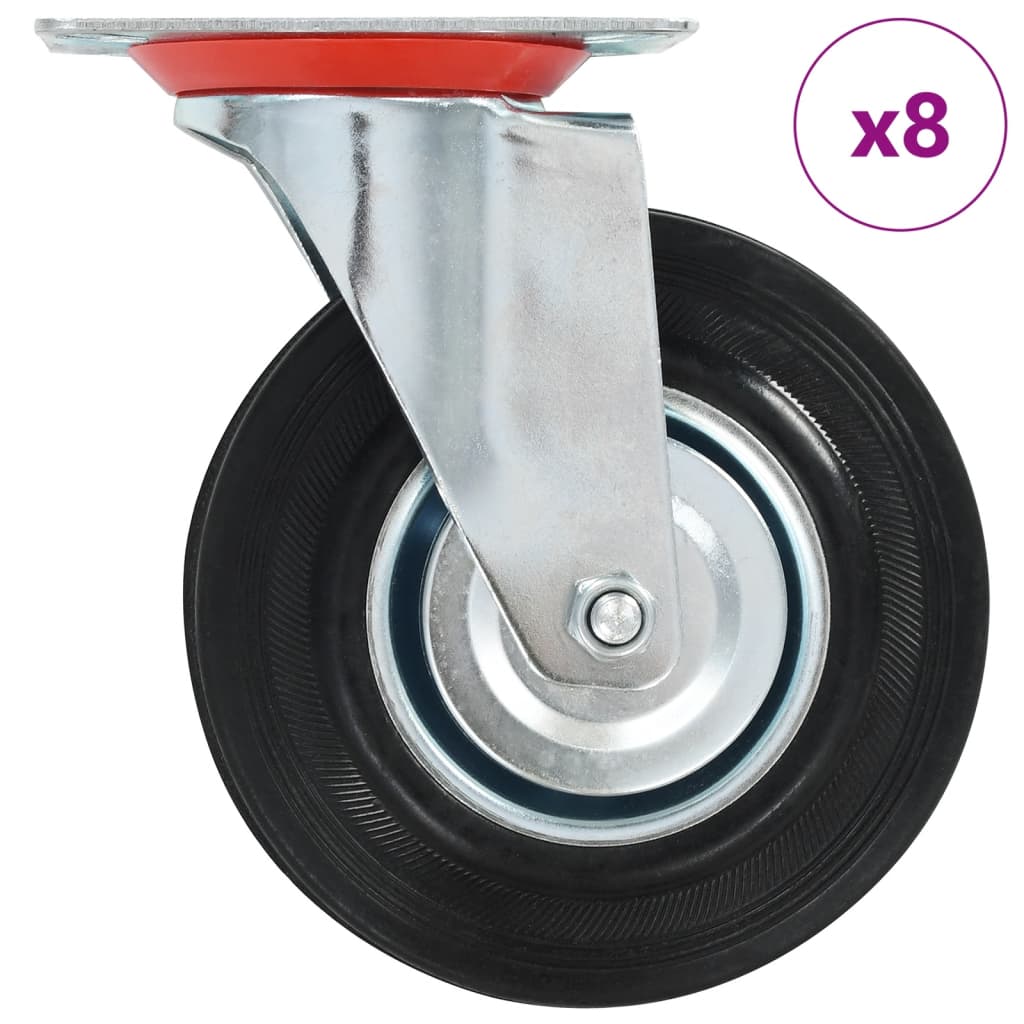 vidaXL Ruedas Giratorias con Diámetro 125mm Manipulación Materiales Mueble Cantidad 4 unidades, 8 unidades, 12 unidades y mas
