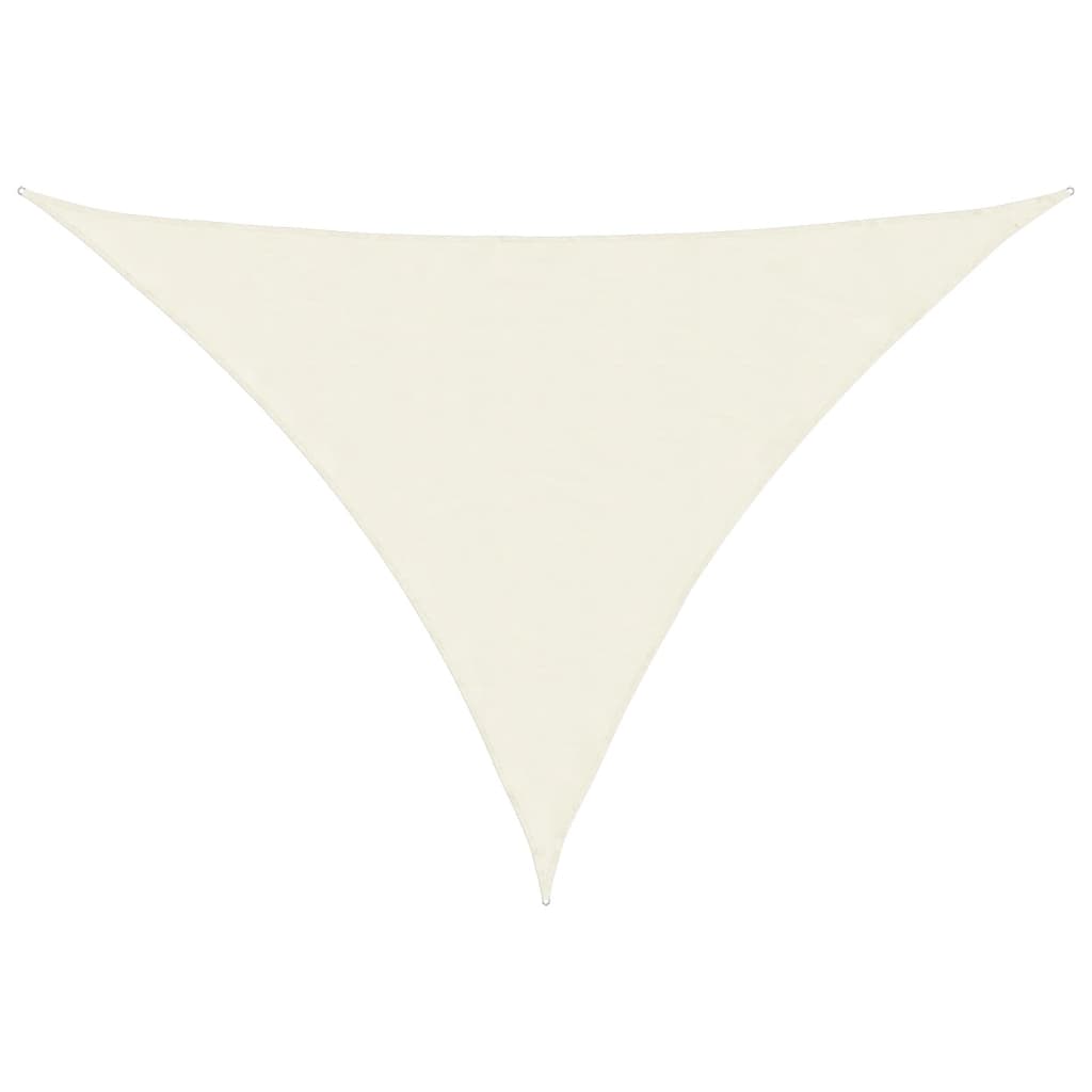 vidaXL Toldo de vela triangular tela Oxford 5x7x7 m Multicolor