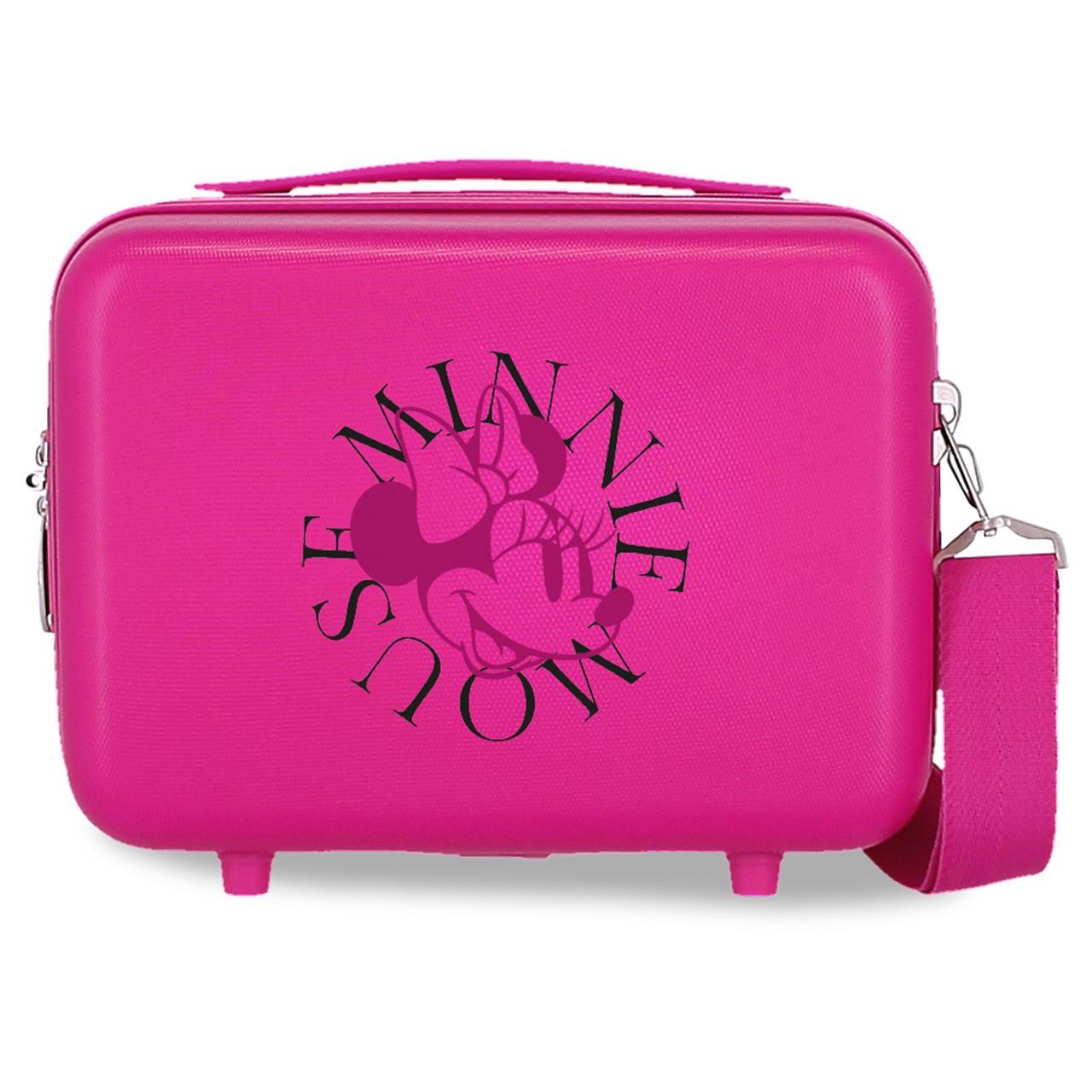 Neceser ABS Disney Minnie teen con capacidad de 9L Fucsia