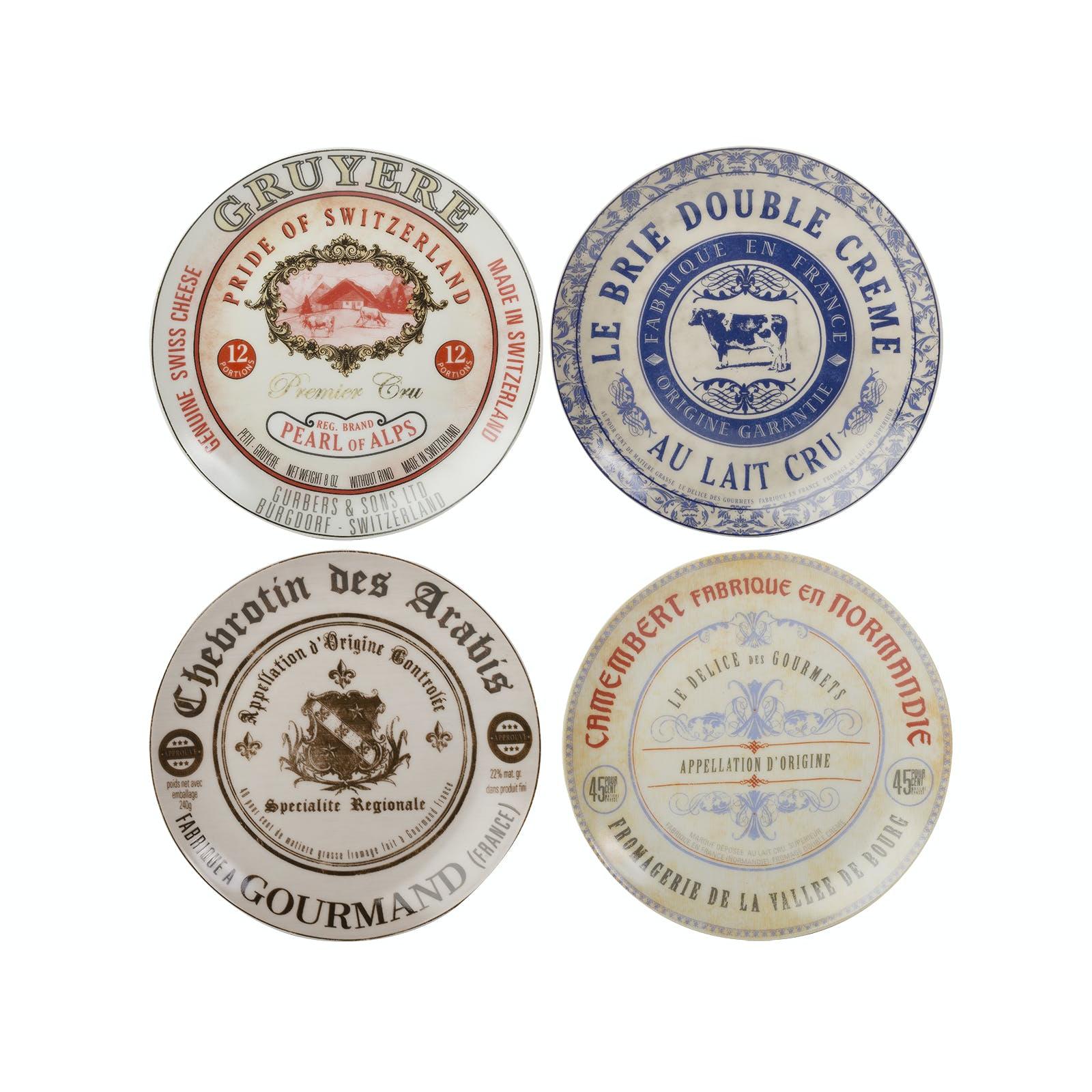 Creative Bounds SP3607 plato Plato para aperitivos Alrededor Multicolor 4 pieza(s)