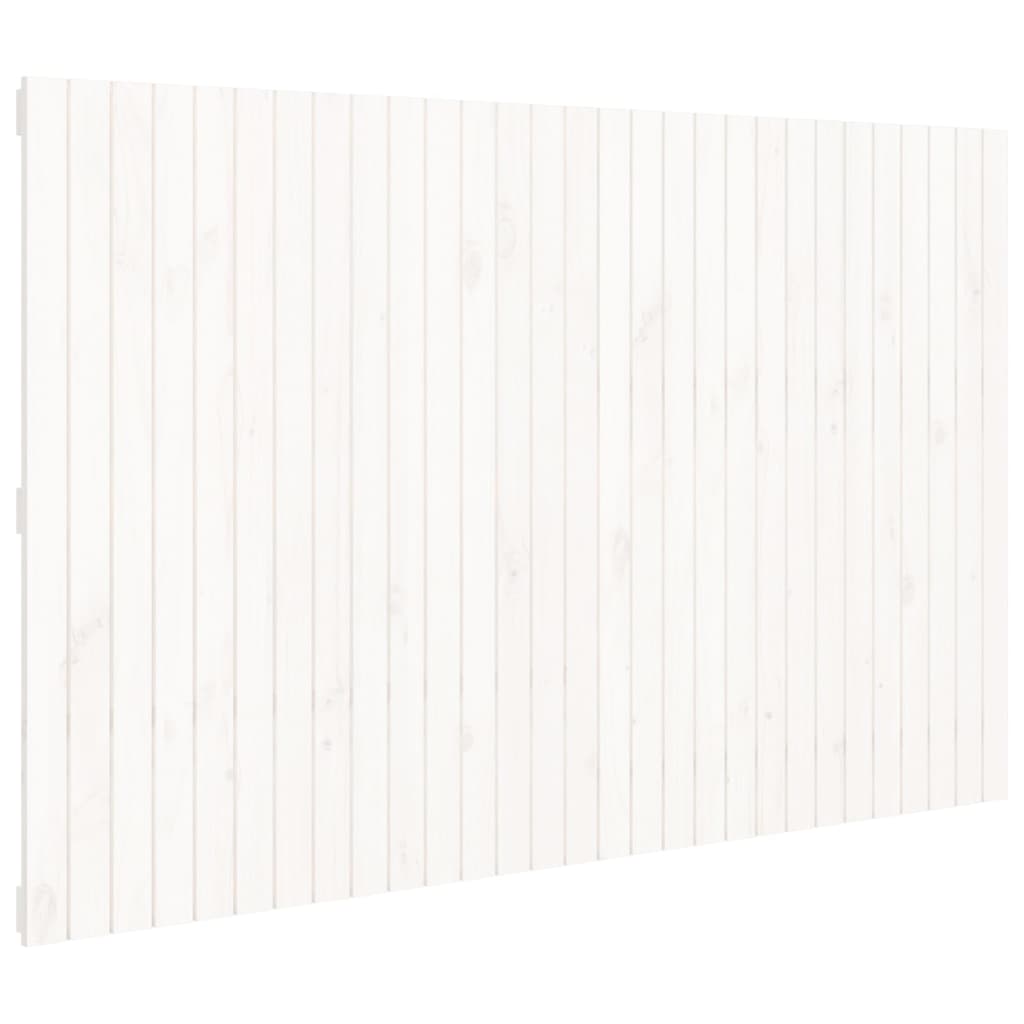 vidaXL Cabecero de cama de pared madera maciza pino 185x3x110cm